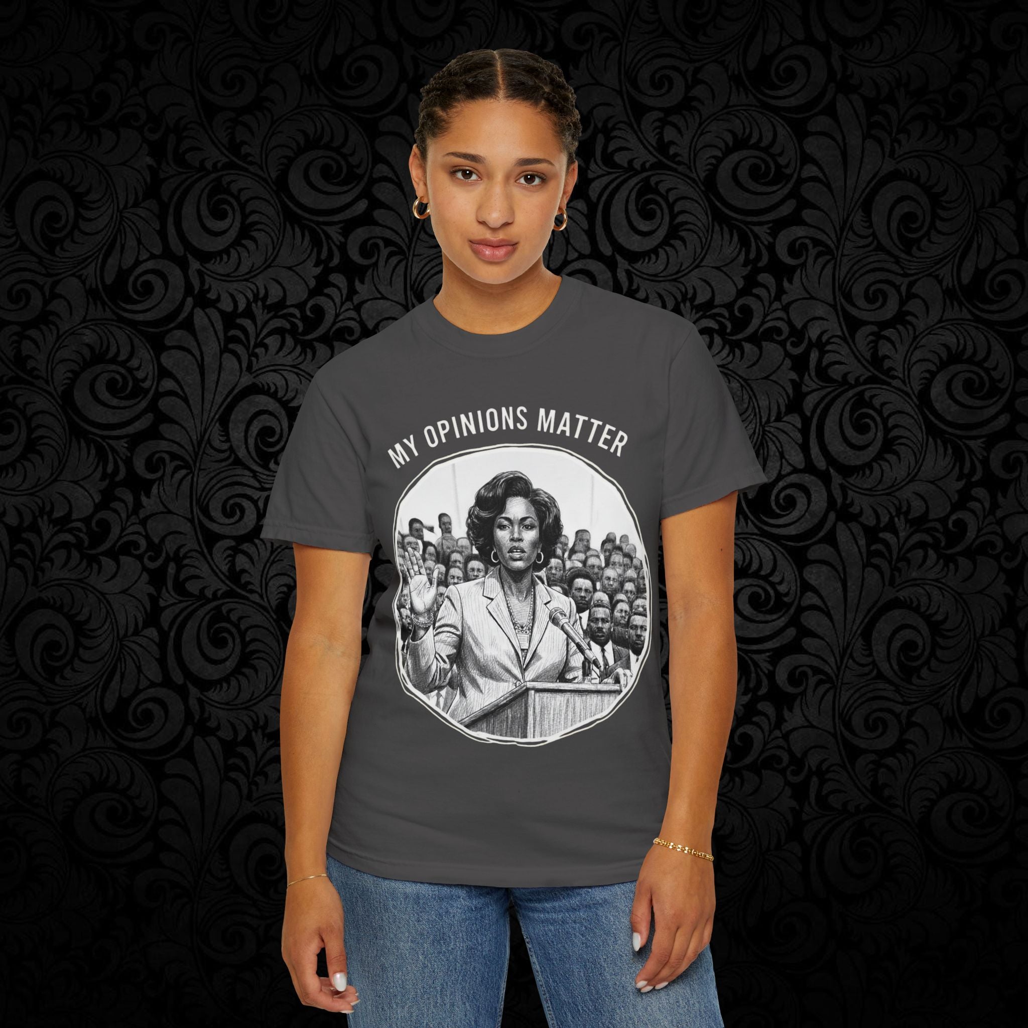 Spittin' Raw Truth T-shirt | My Opinion Matters graphic tee