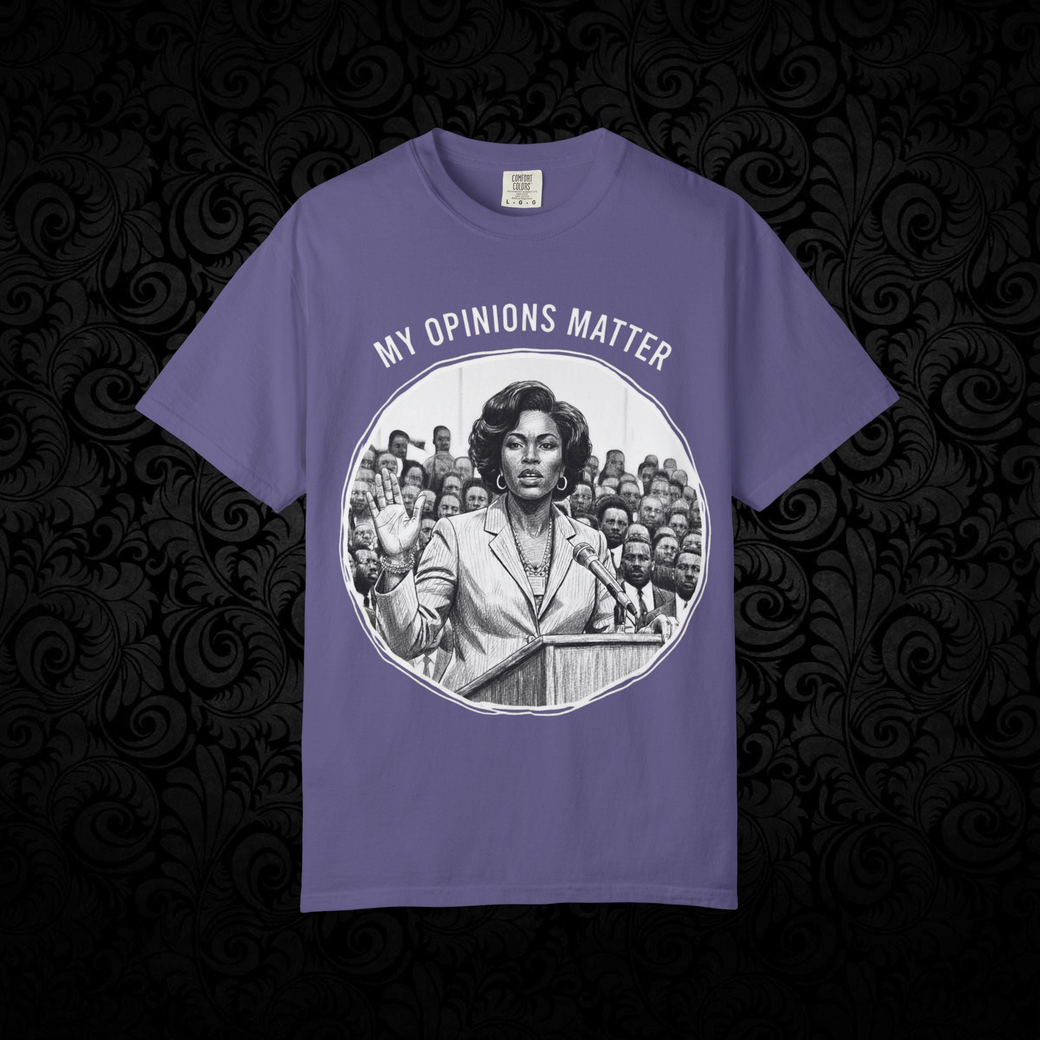 Spittin' Raw Truth T-shirt | My Opinion Matters graphic tee