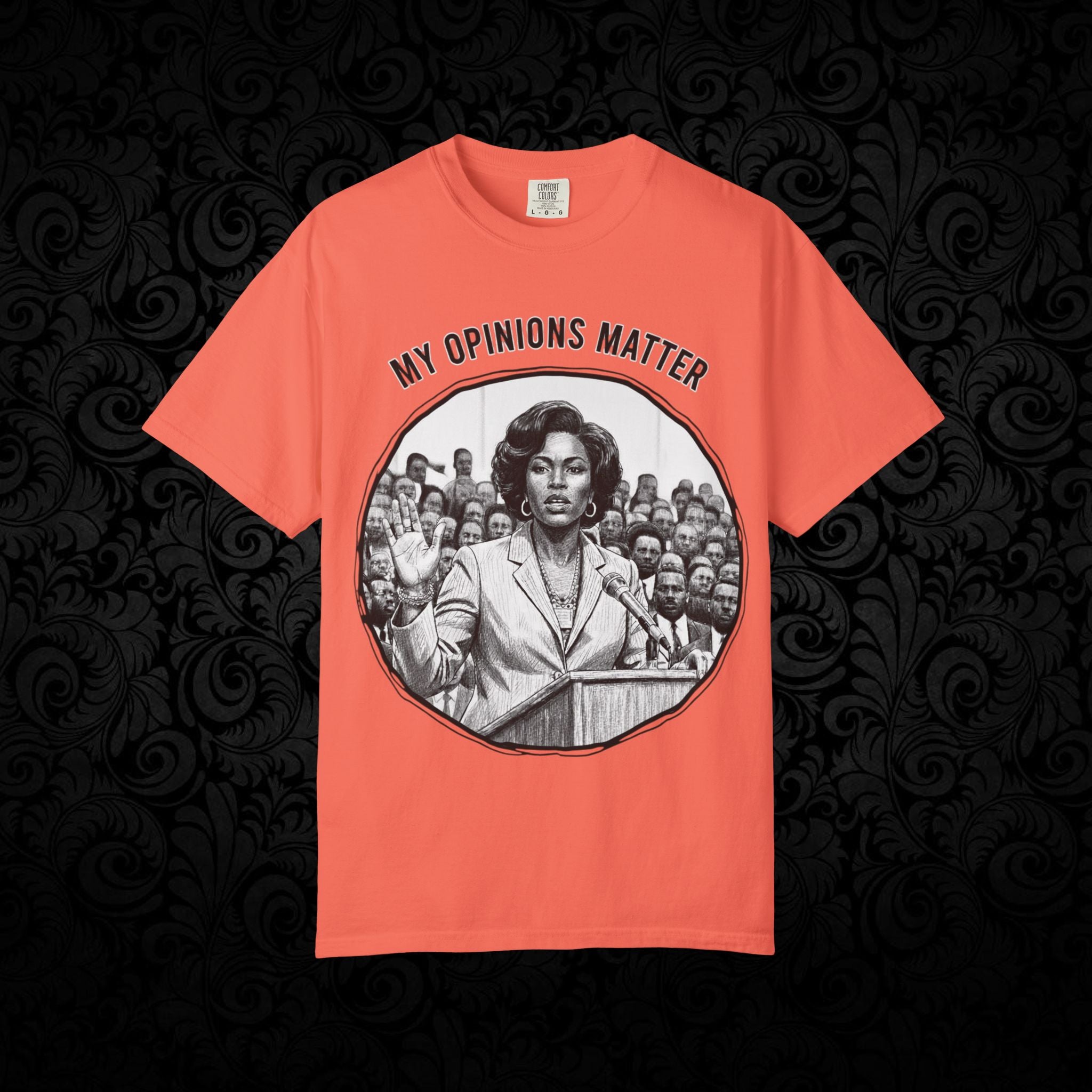 Spittin' Raw Truth T-shirt | My Opinion Matters graphic tee