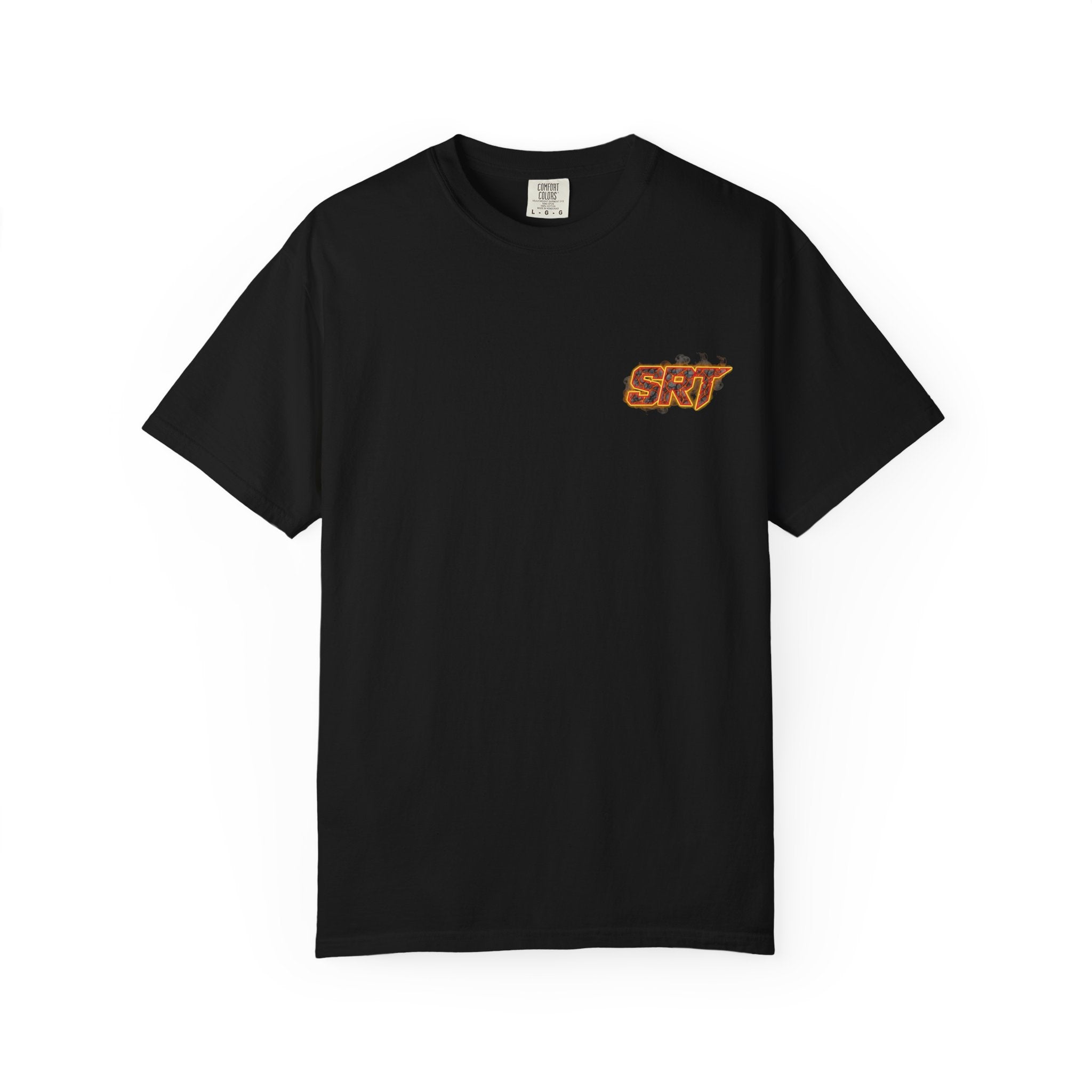 SRT Flame Graphic T-Shirt — "Been Through the Fire" Back Print