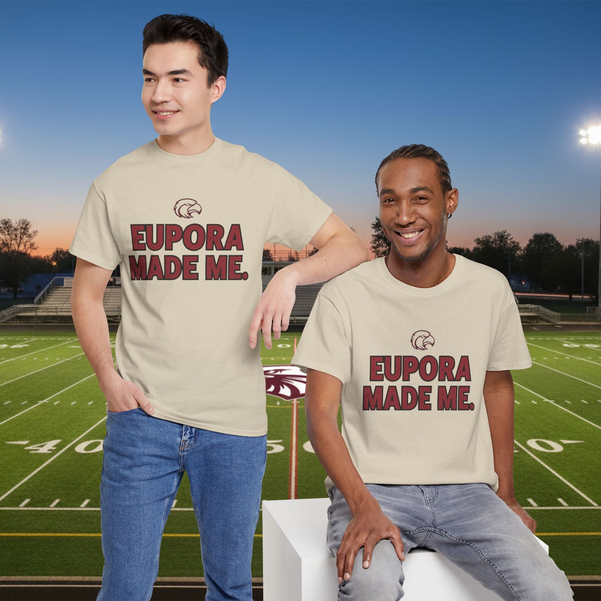 Eupora Made Me T-Shirt — Eagle Nation School Spirit Tee