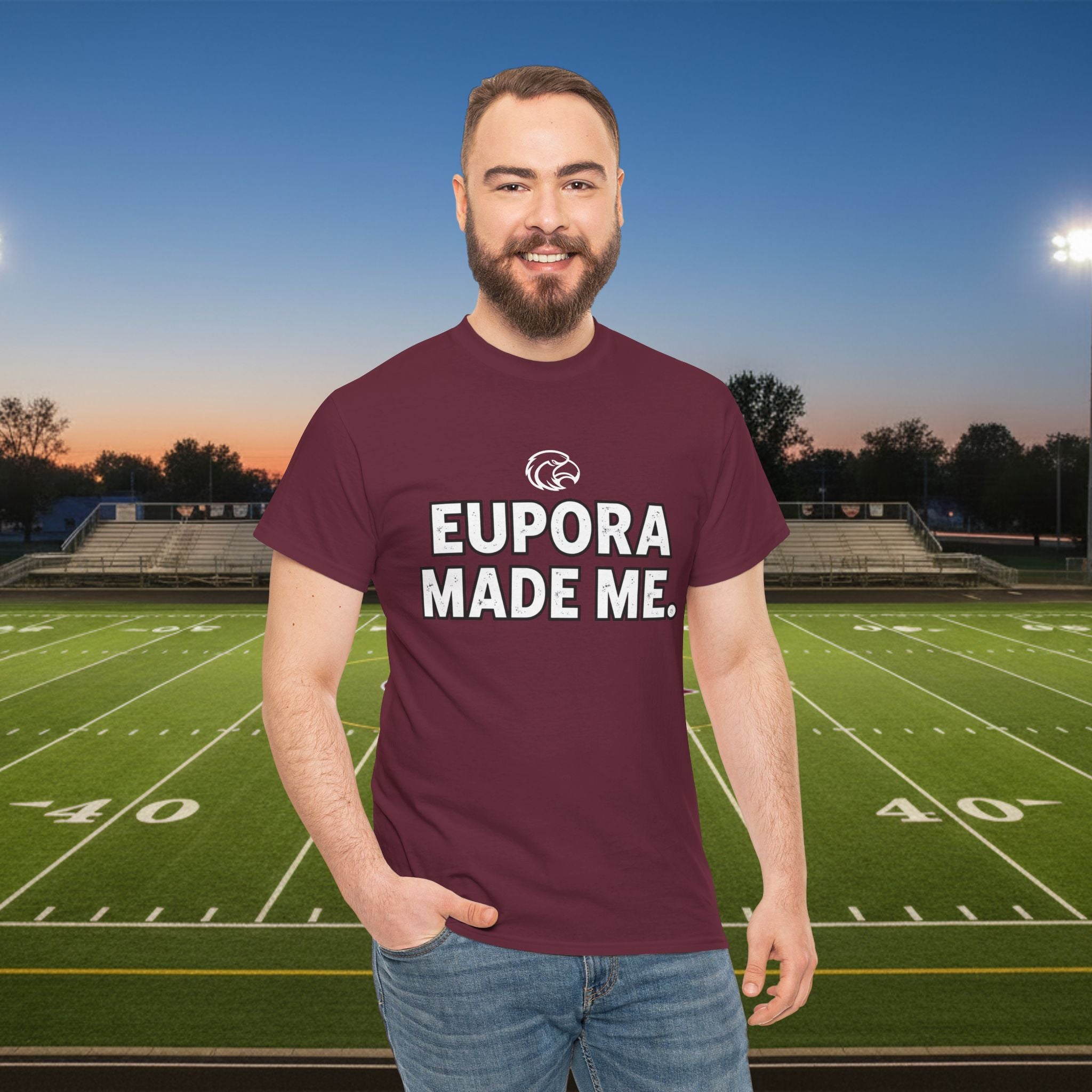 Eupora Made Me T-Shirt — Eagle Nation School Spirit Tee