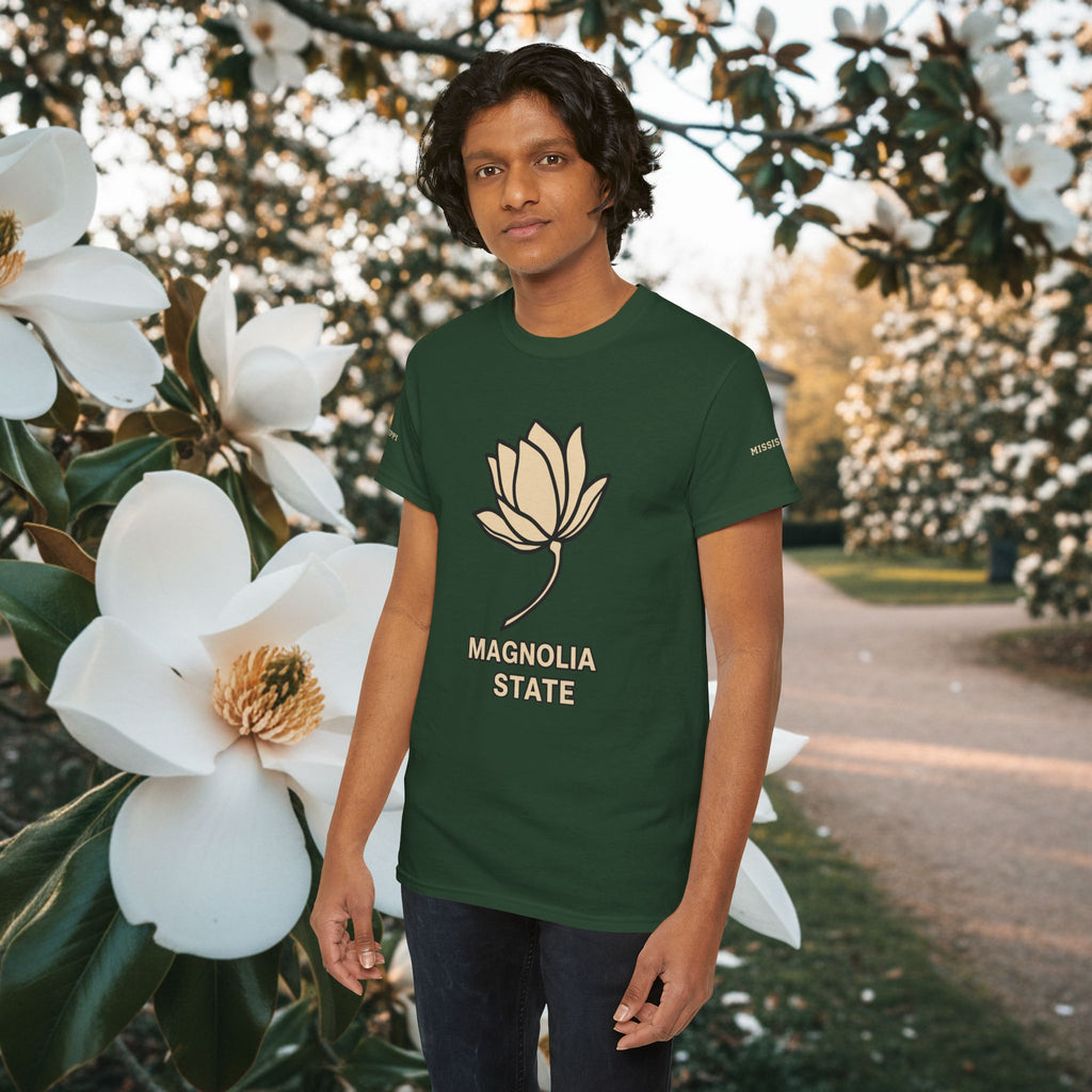 Magnolia State T-Shirt — Mississippi Area Code Shirt (662 · 601 · 228)