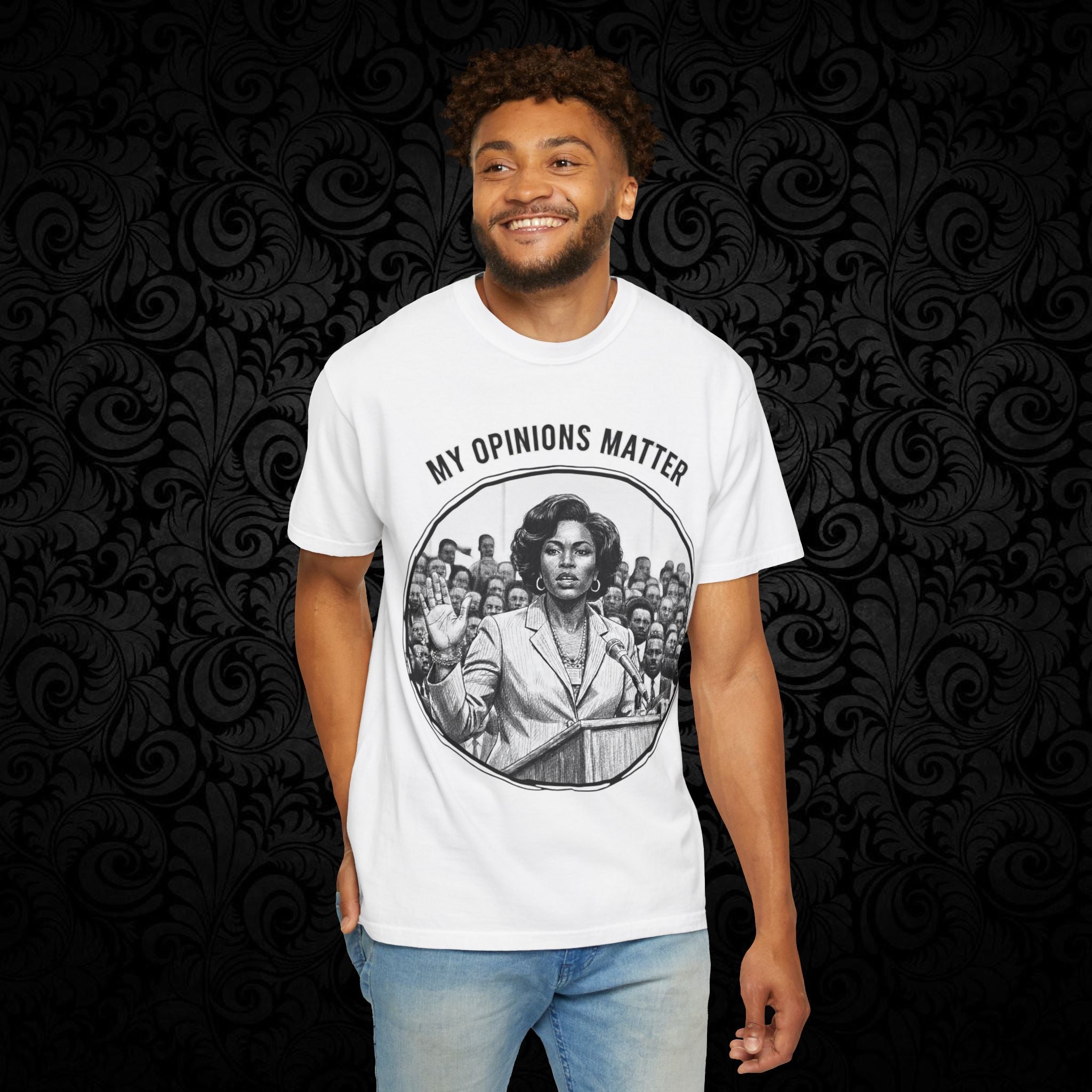 Spittin' Raw Truth T-shirt | My Opinion Matters graphic tee