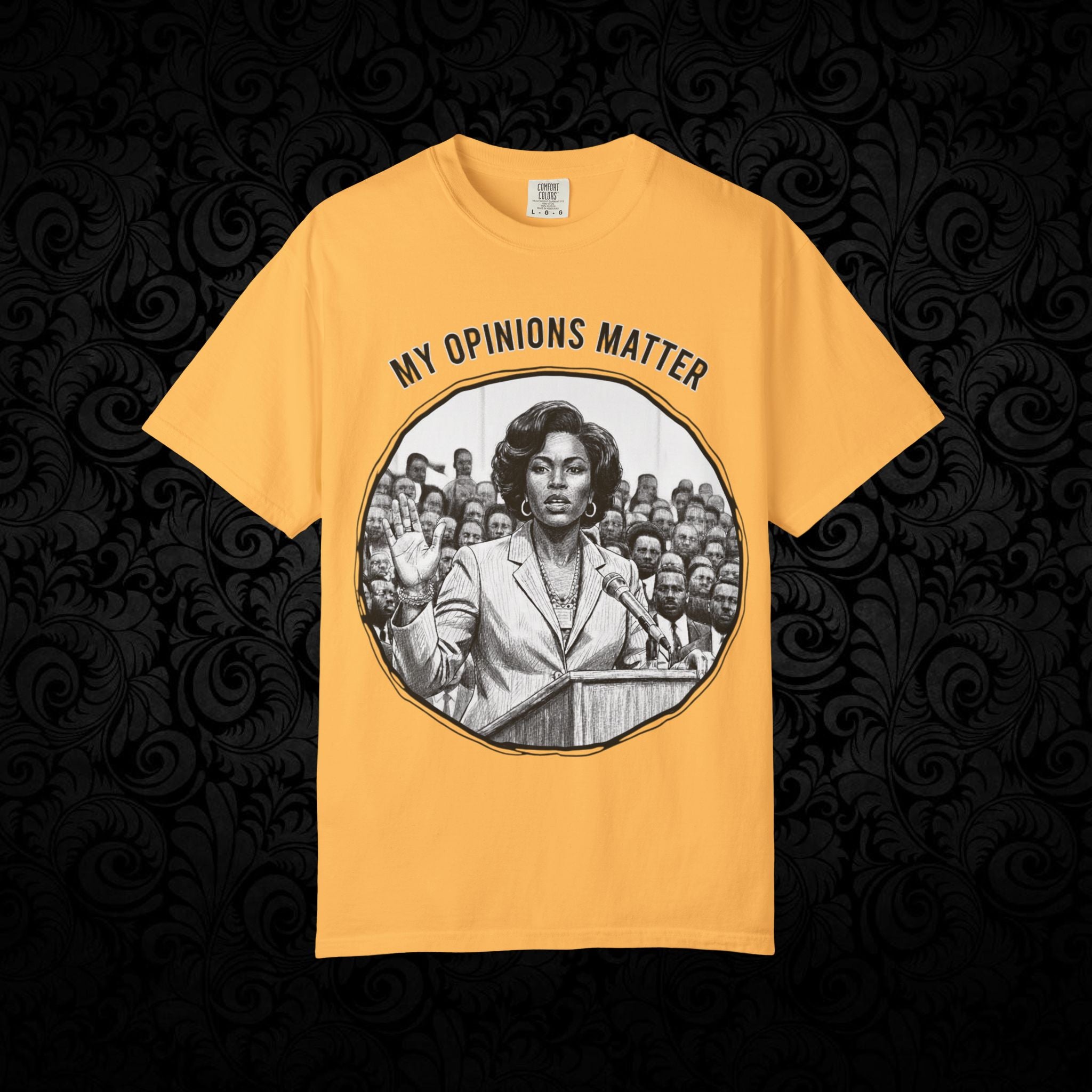 Spittin' Raw Truth T-shirt | My Opinion Matters graphic tee