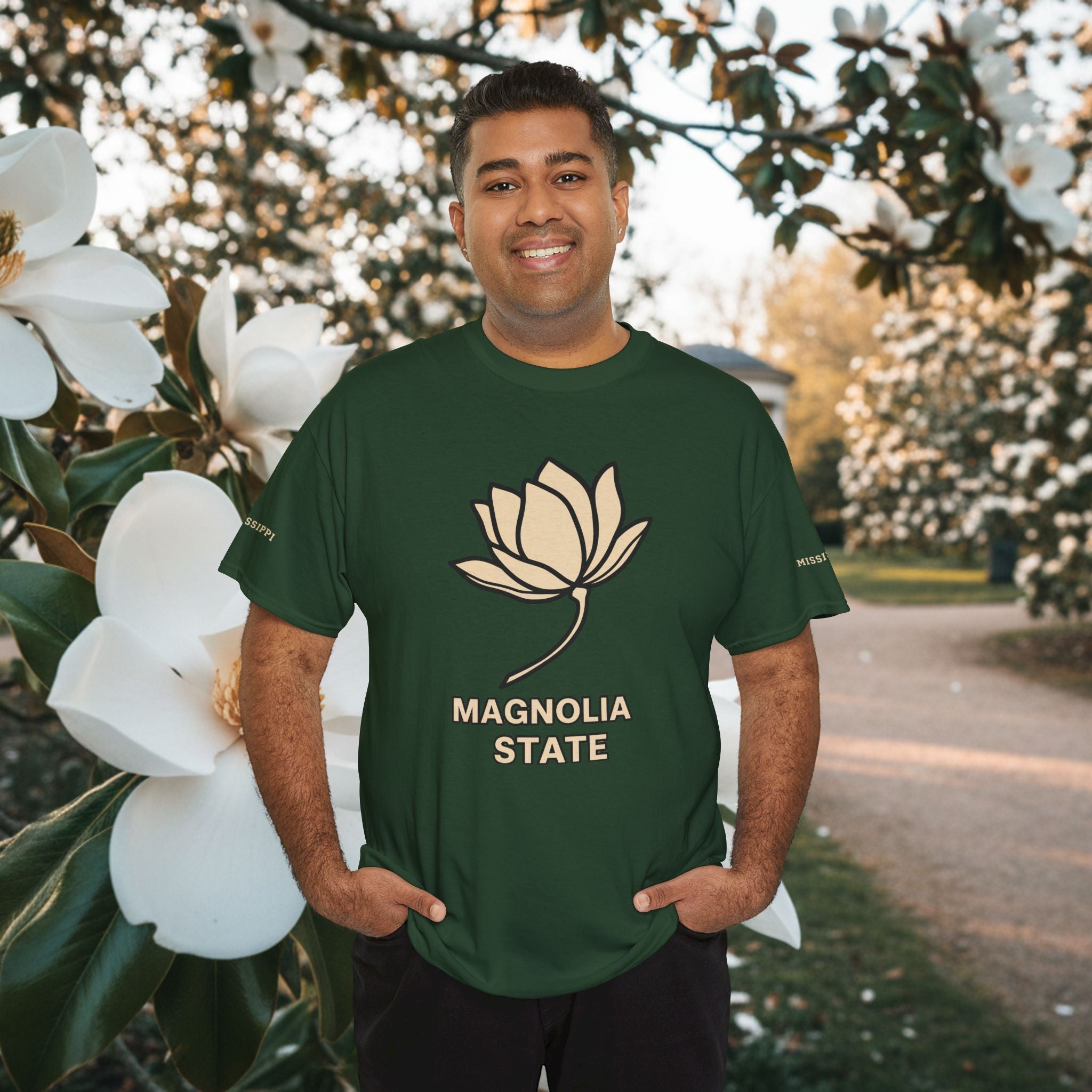 Magnolia State T-Shirt — Mississippi Area Code Shirt (662 · 601 · 228)