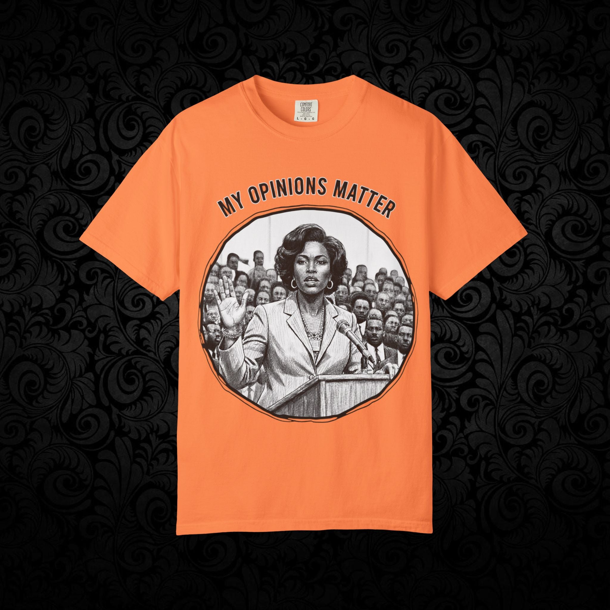 Spittin' Raw Truth T-shirt | My Opinion Matters graphic tee