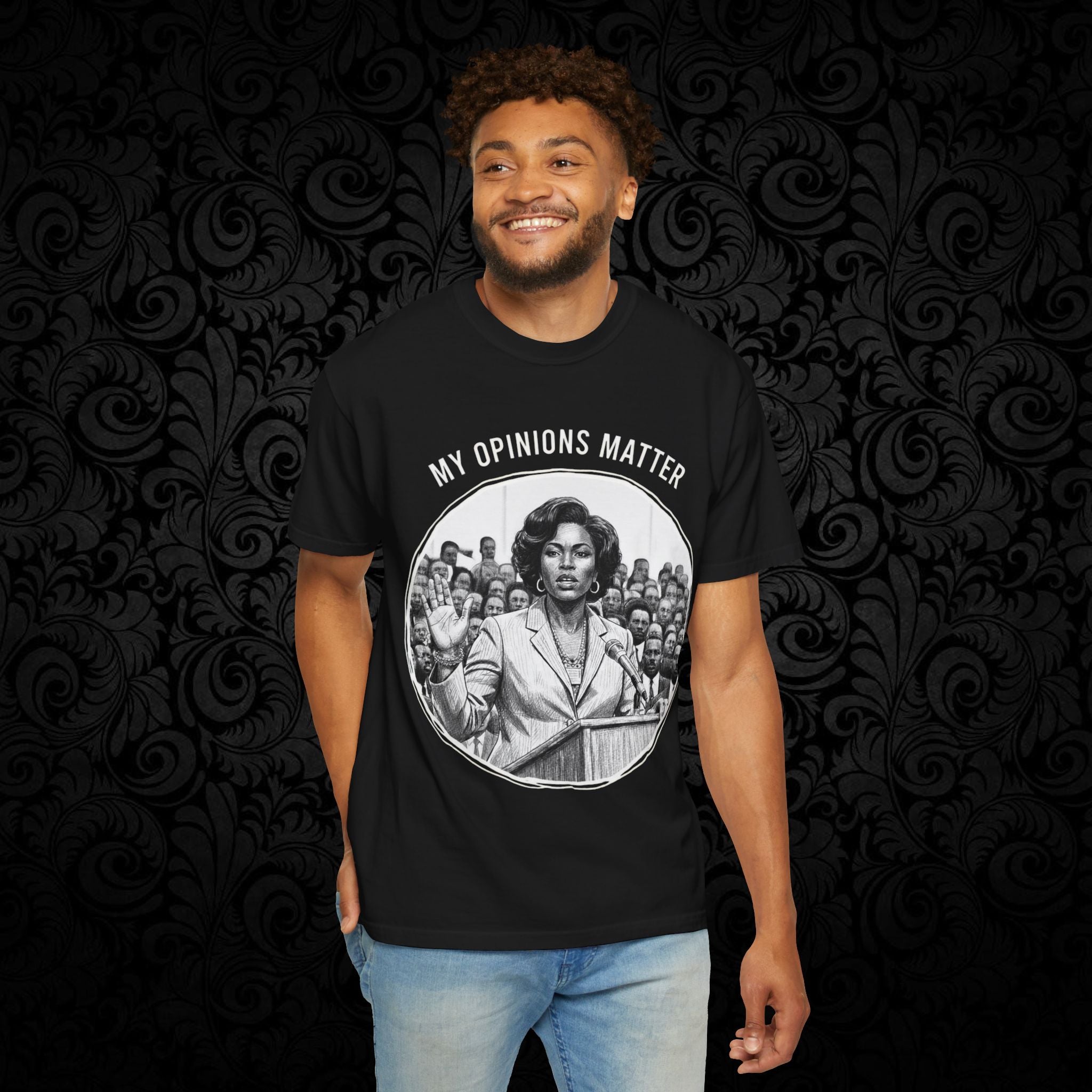 Spittin' Raw Truth T-shirt | My Opinion Matters graphic tee