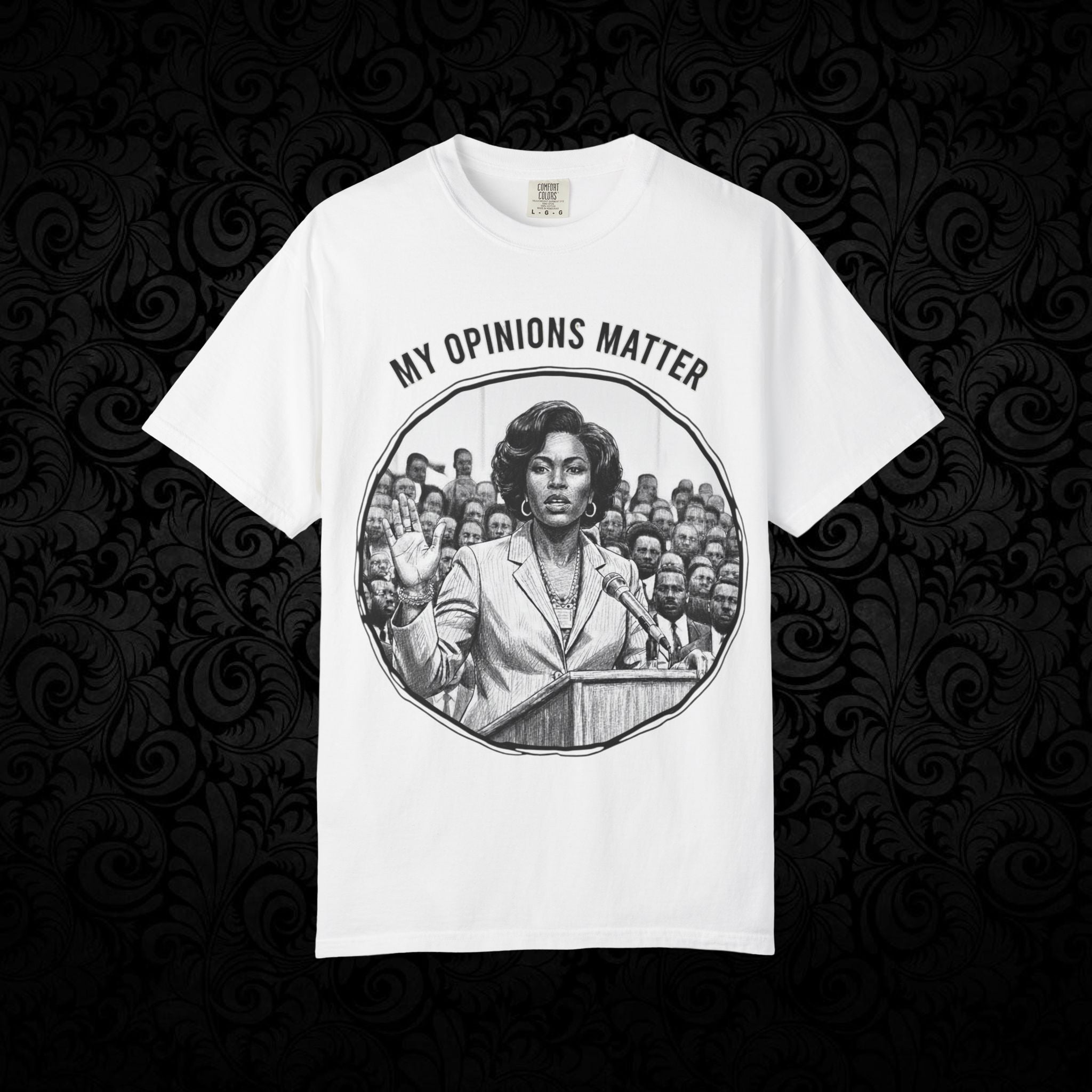 Spittin' Raw Truth T-shirt | My Opinion Matters graphic tee