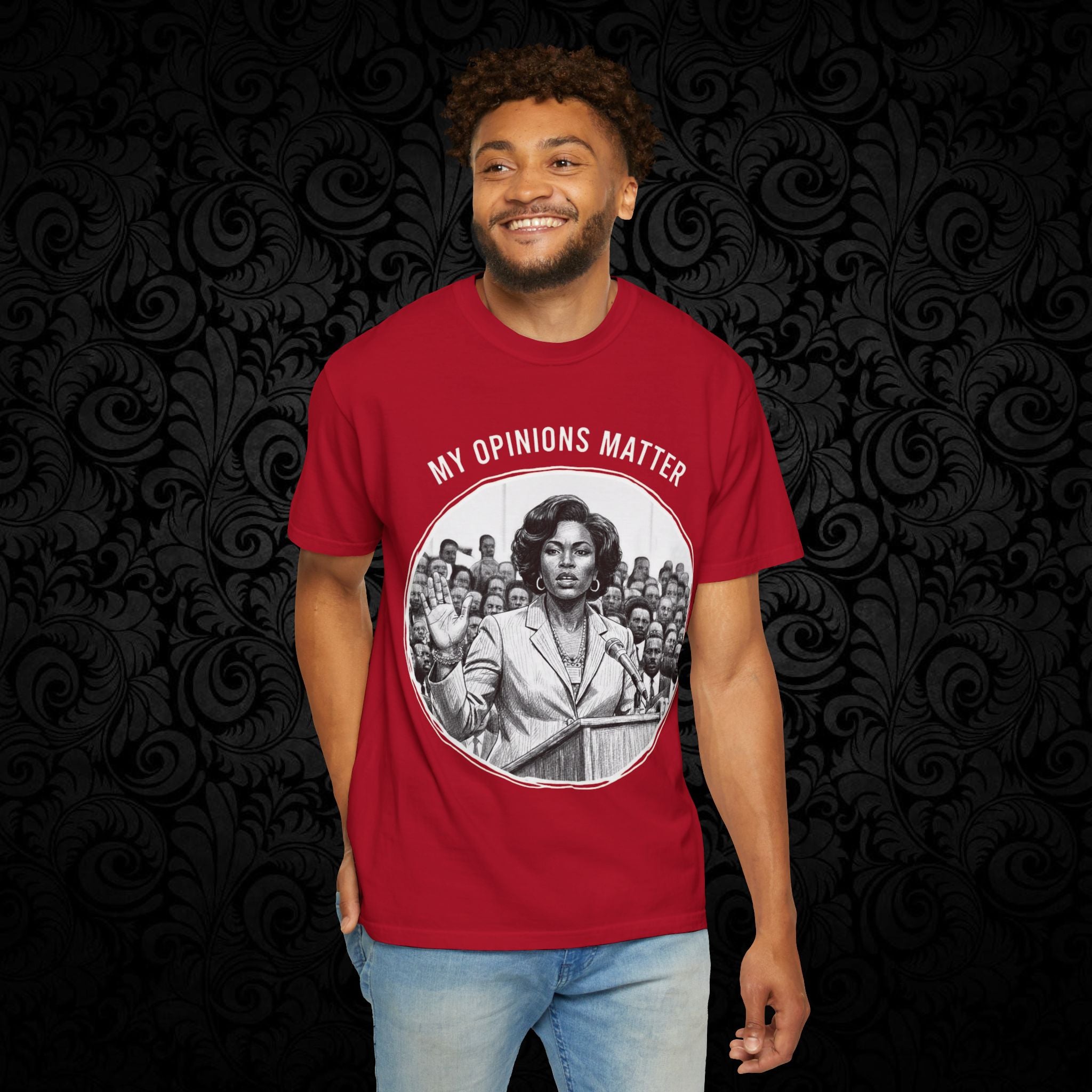 Spittin' Raw Truth T-shirt | My Opinion Matters graphic tee