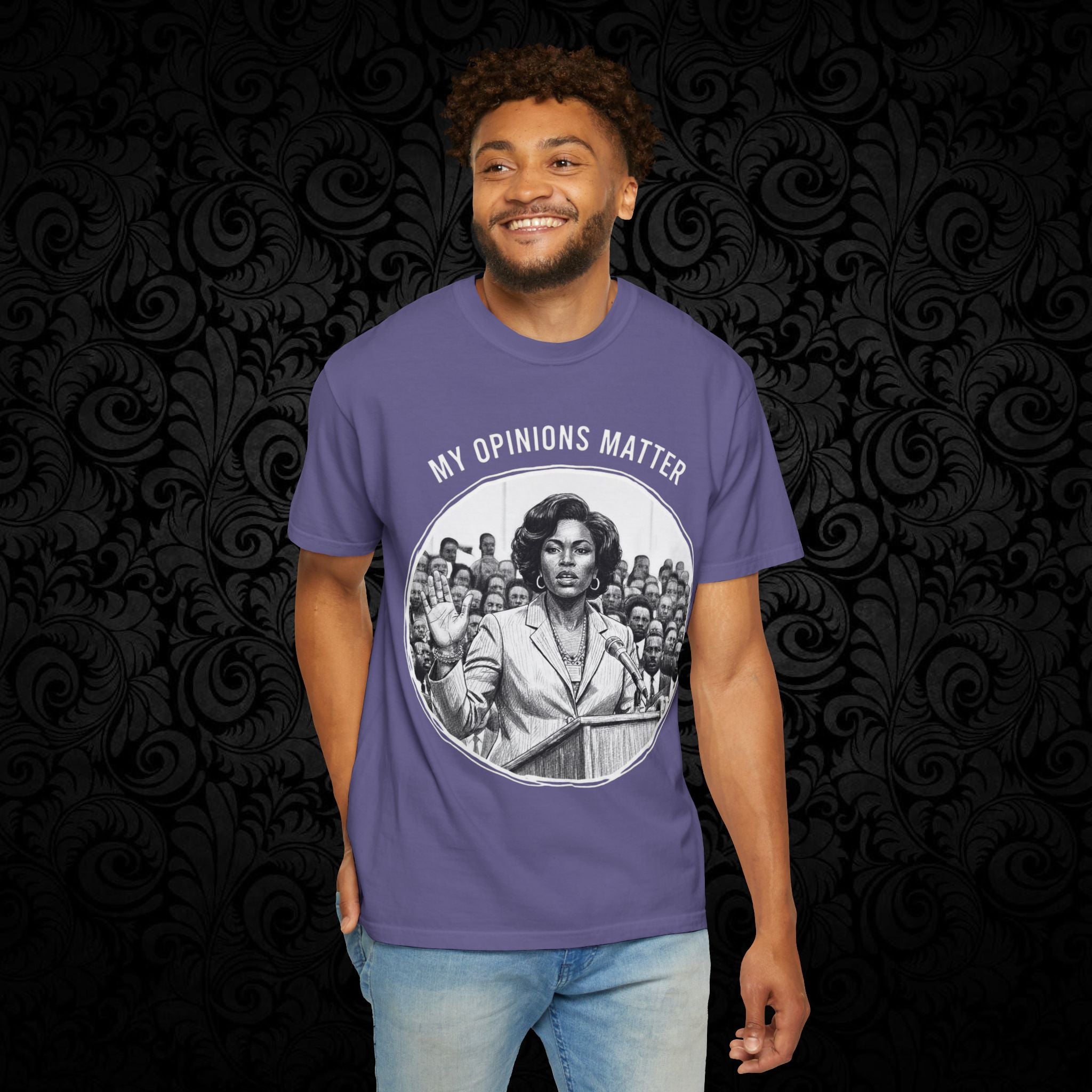 Spittin' Raw Truth T-shirt | My Opinion Matters graphic tee
