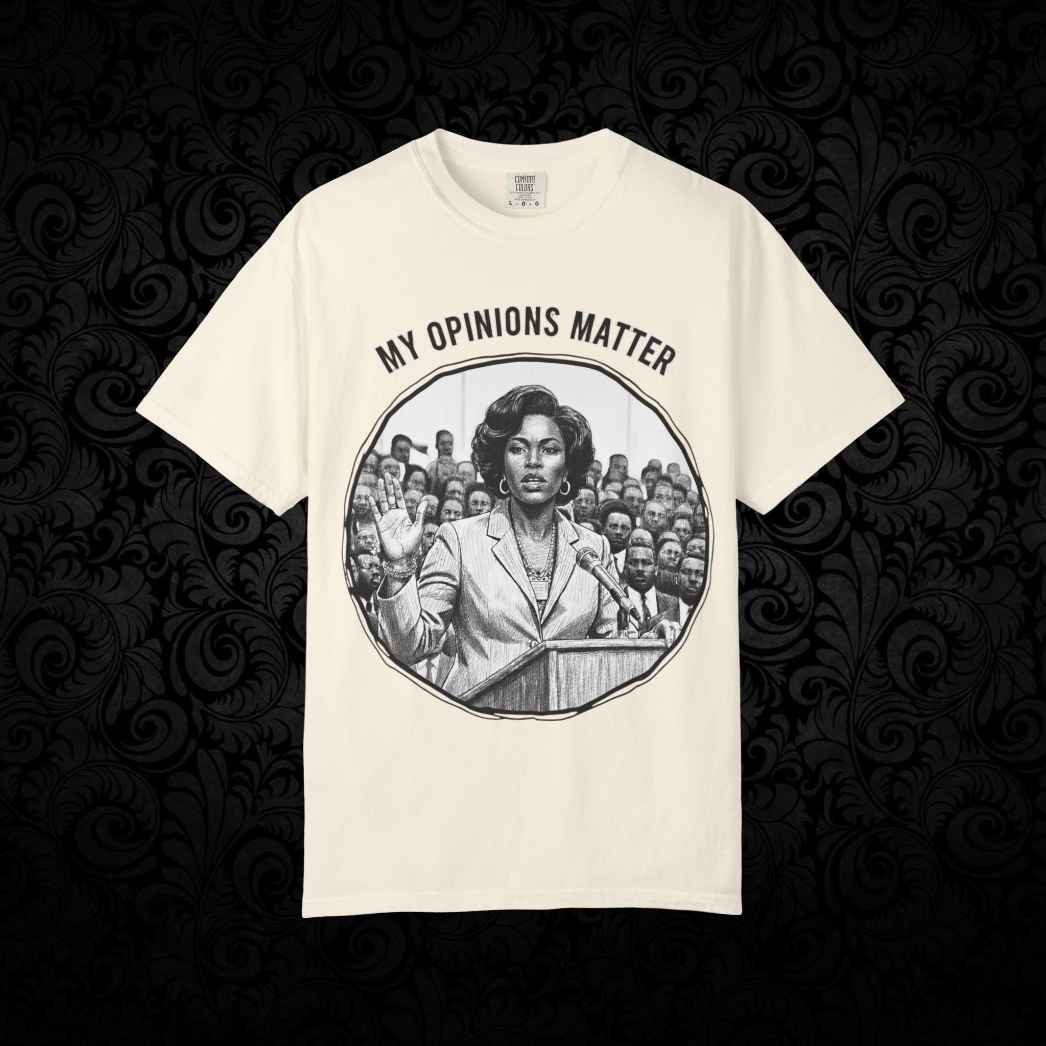 Spittin' Raw Truth T-shirt | My Opinion Matters graphic tee
