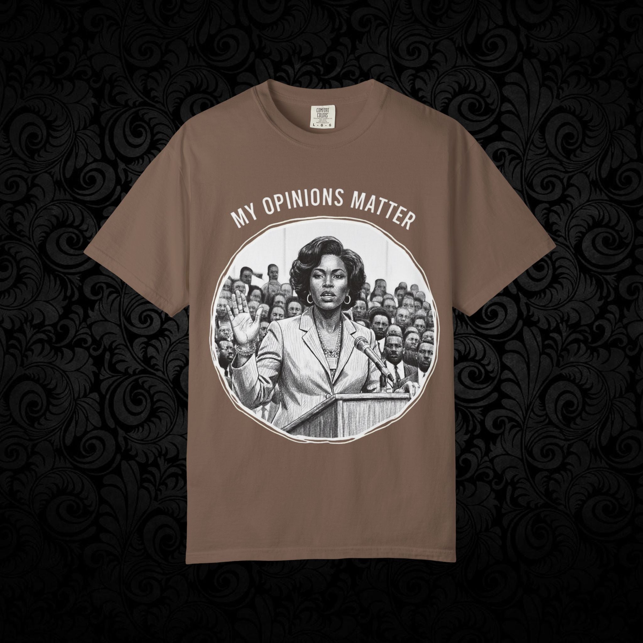 Spittin' Raw Truth T-shirt | My Opinion Matters graphic tee