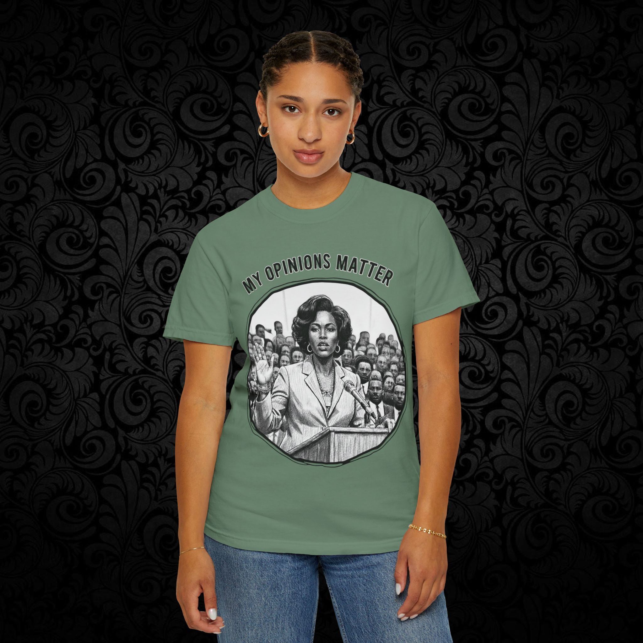 Spittin' Raw Truth T-shirt | My Opinion Matters graphic tee