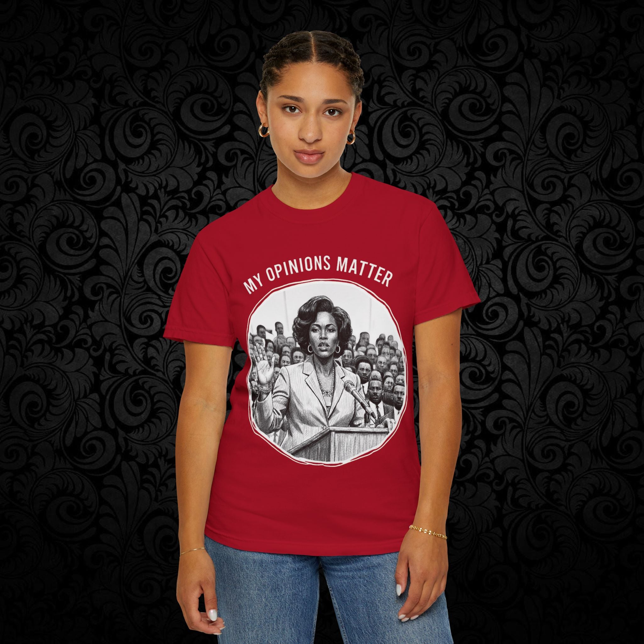 Spittin' Raw Truth T-shirt | My Opinion Matters graphic tee