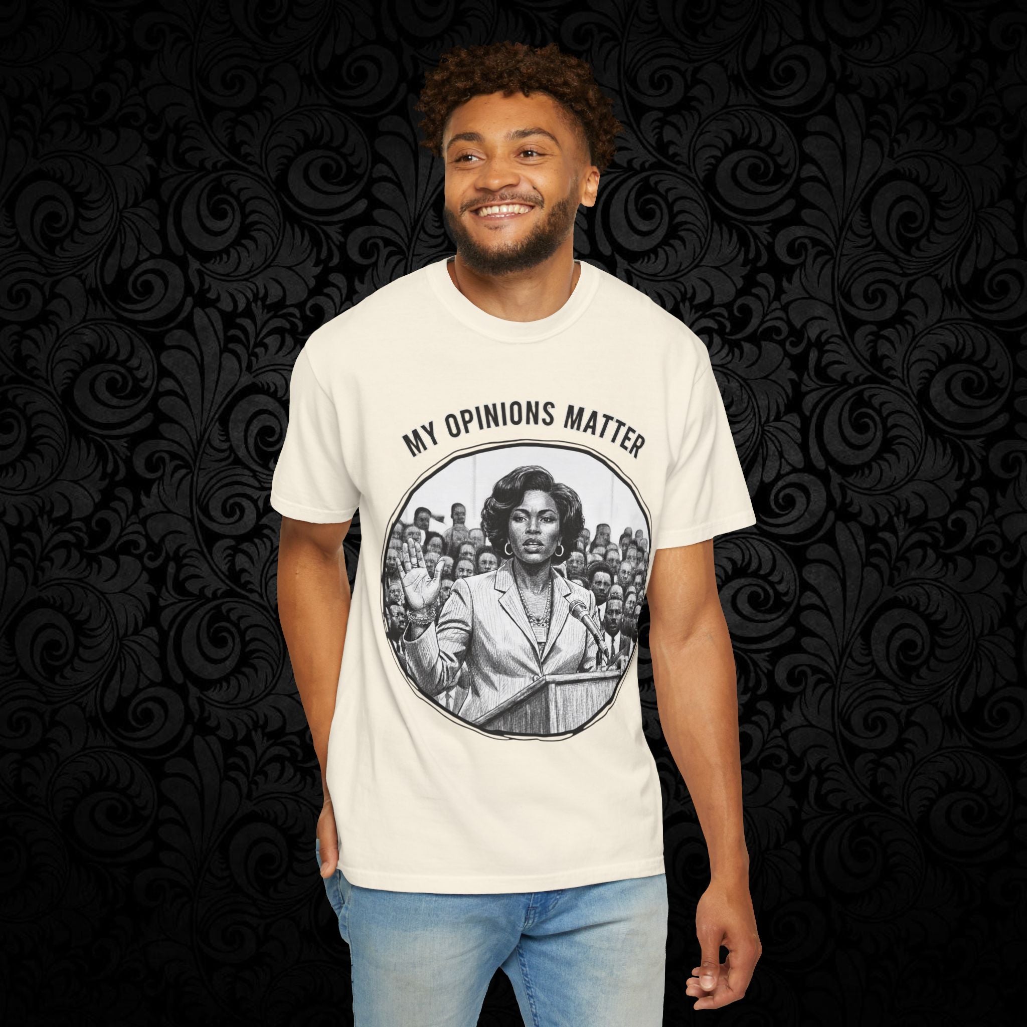 Spittin' Raw Truth T-shirt | My Opinion Matters graphic tee