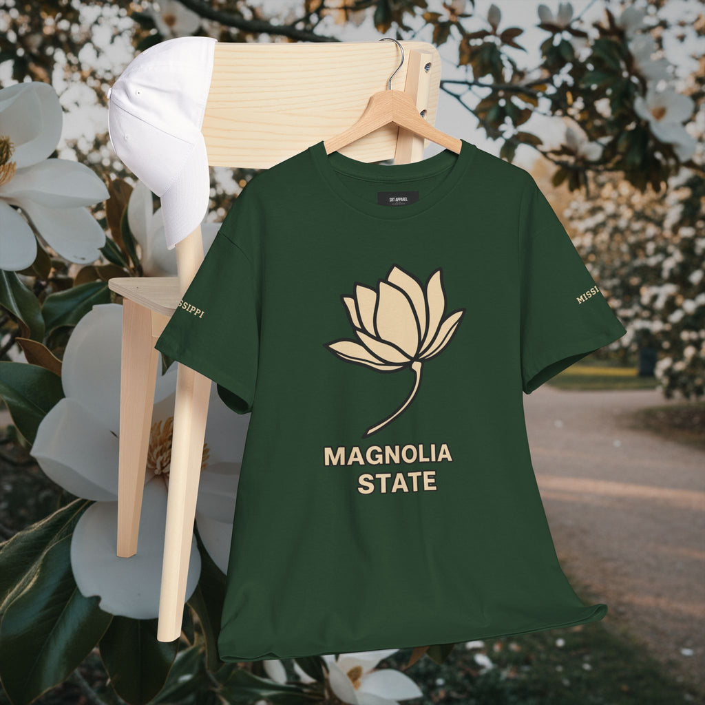 Magnolia State T-Shirt — Mississippi Area Code Shirt (662 · 601 · 228)