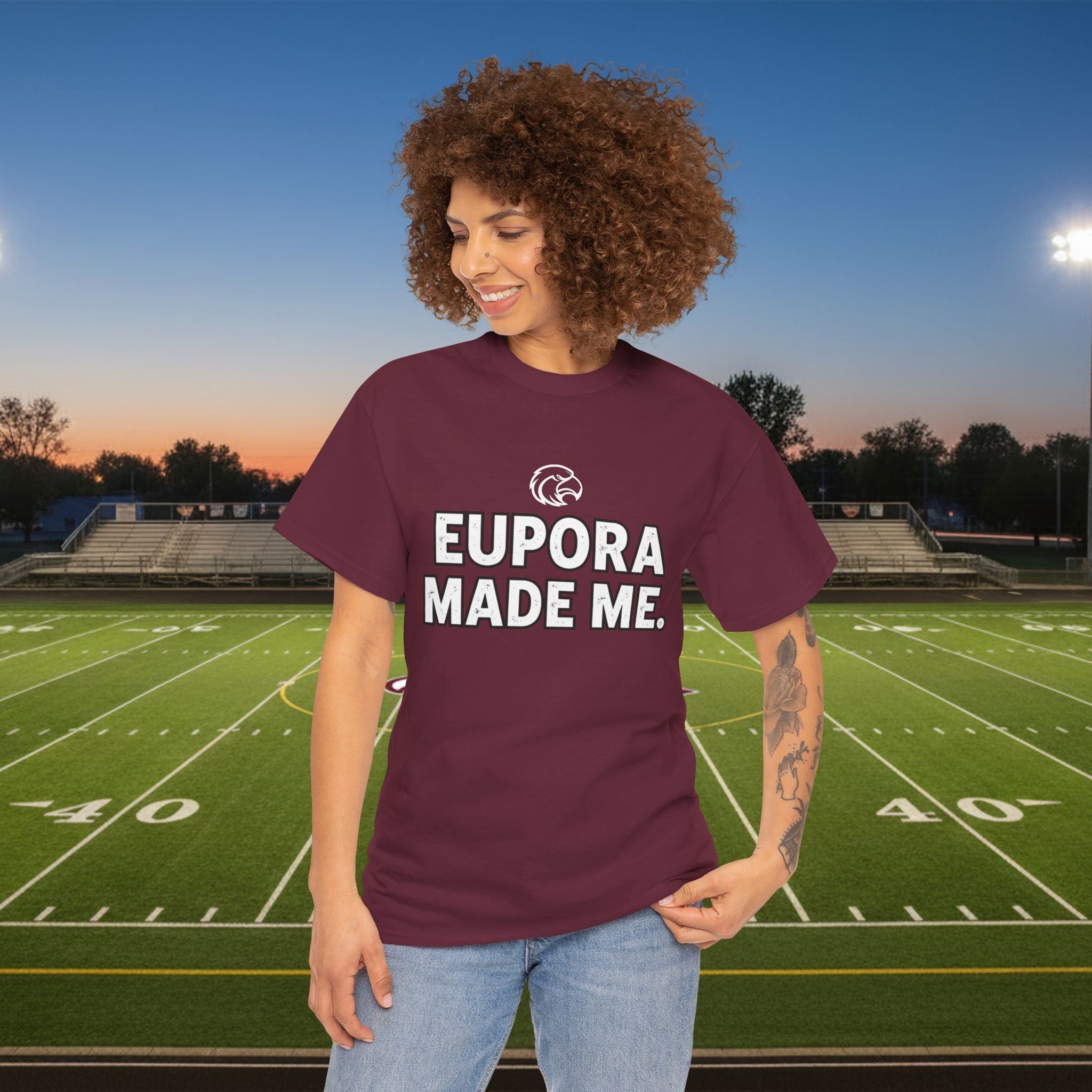 Eupora Made Me T-Shirt — Eagle Nation School Spirit Tee