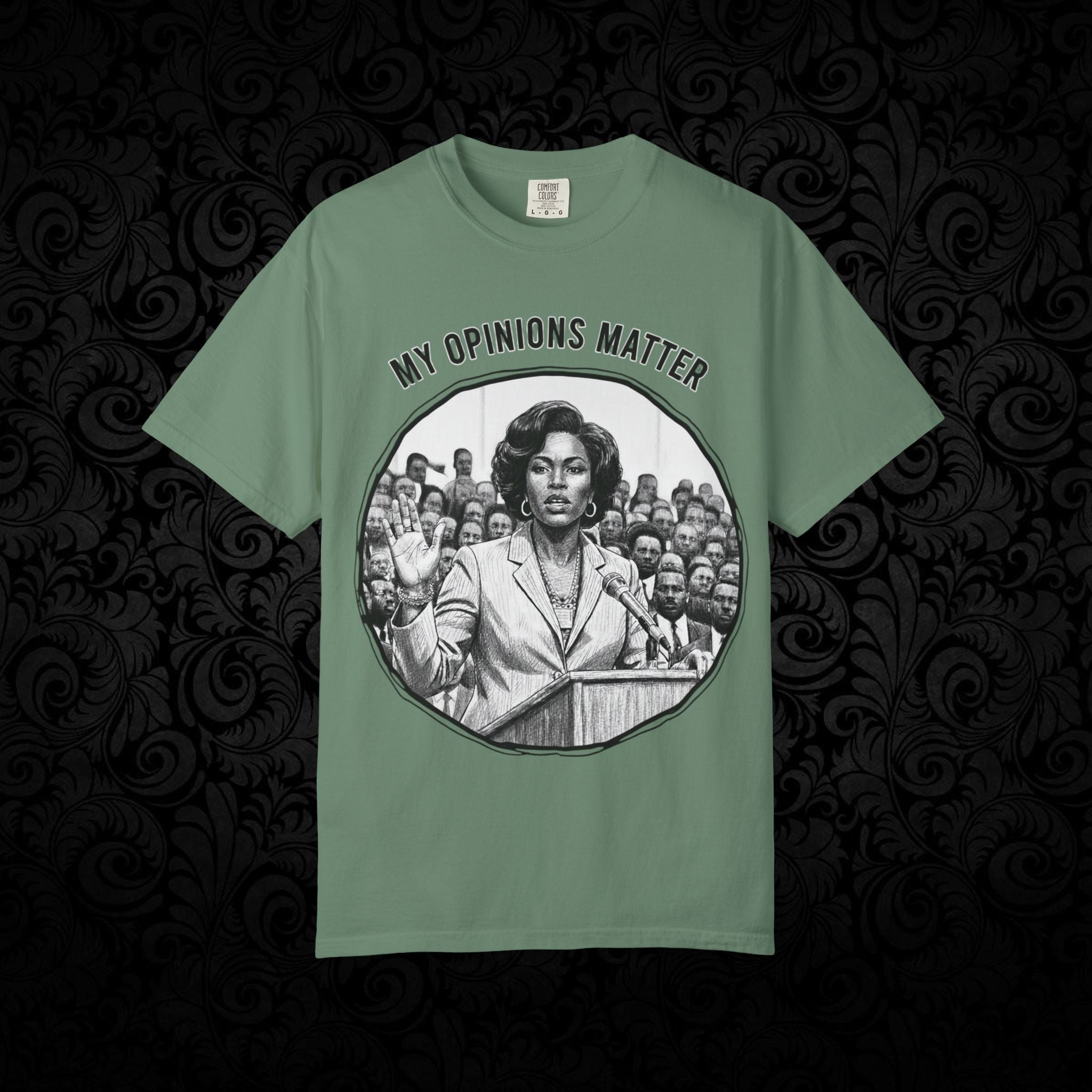 Spittin' Raw Truth T-shirt | My Opinion Matters graphic tee