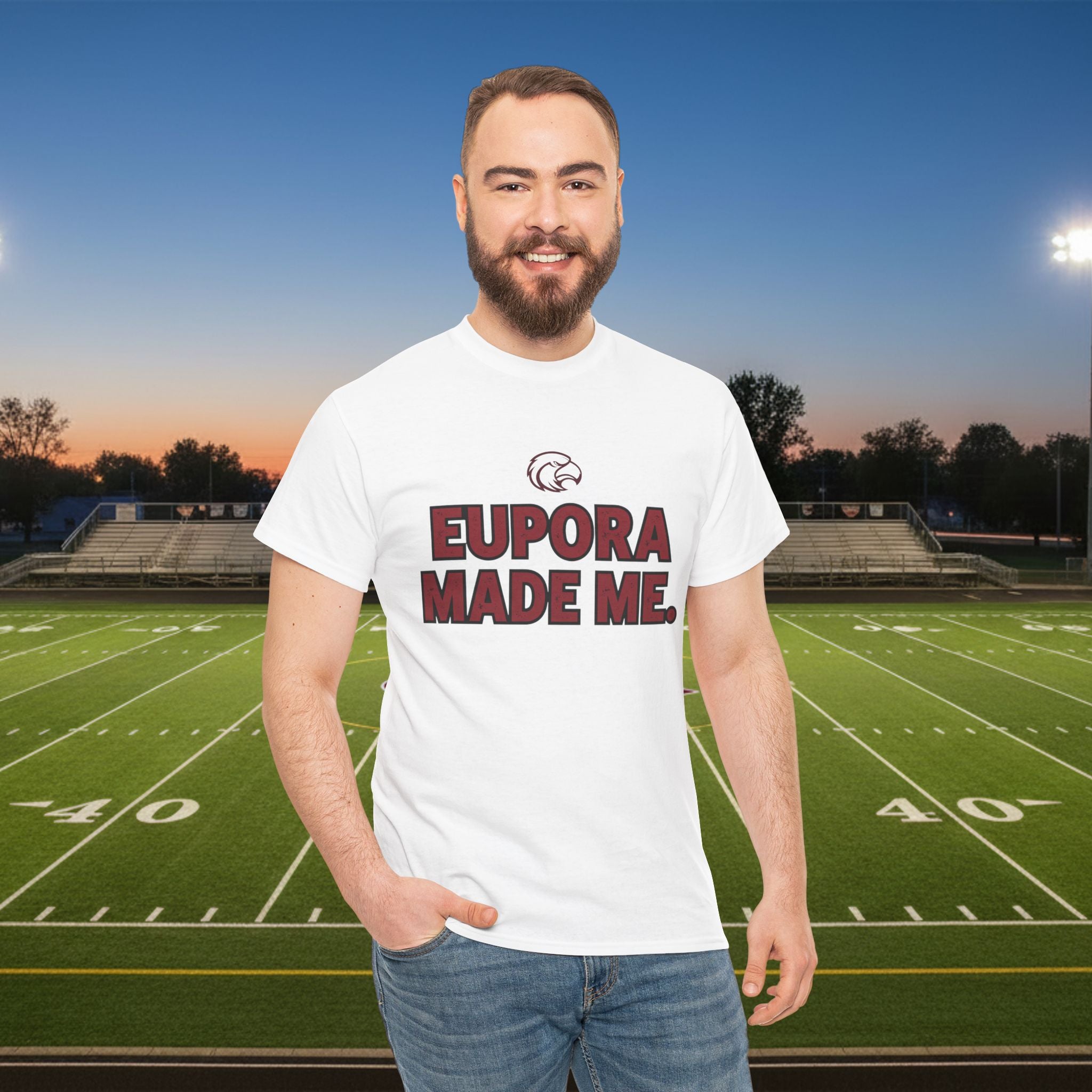 Eupora Made Me T-Shirt — Eagle Nation School Spirit Tee
