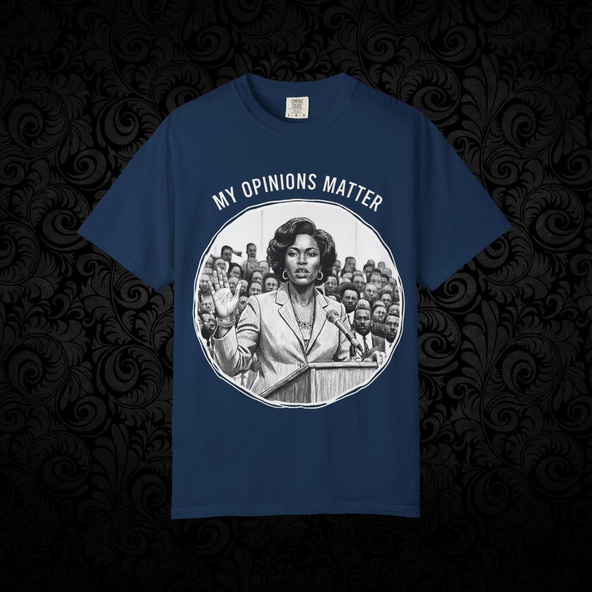 Spittin' Raw Truth T-shirt | My Opinion Matters graphic tee
