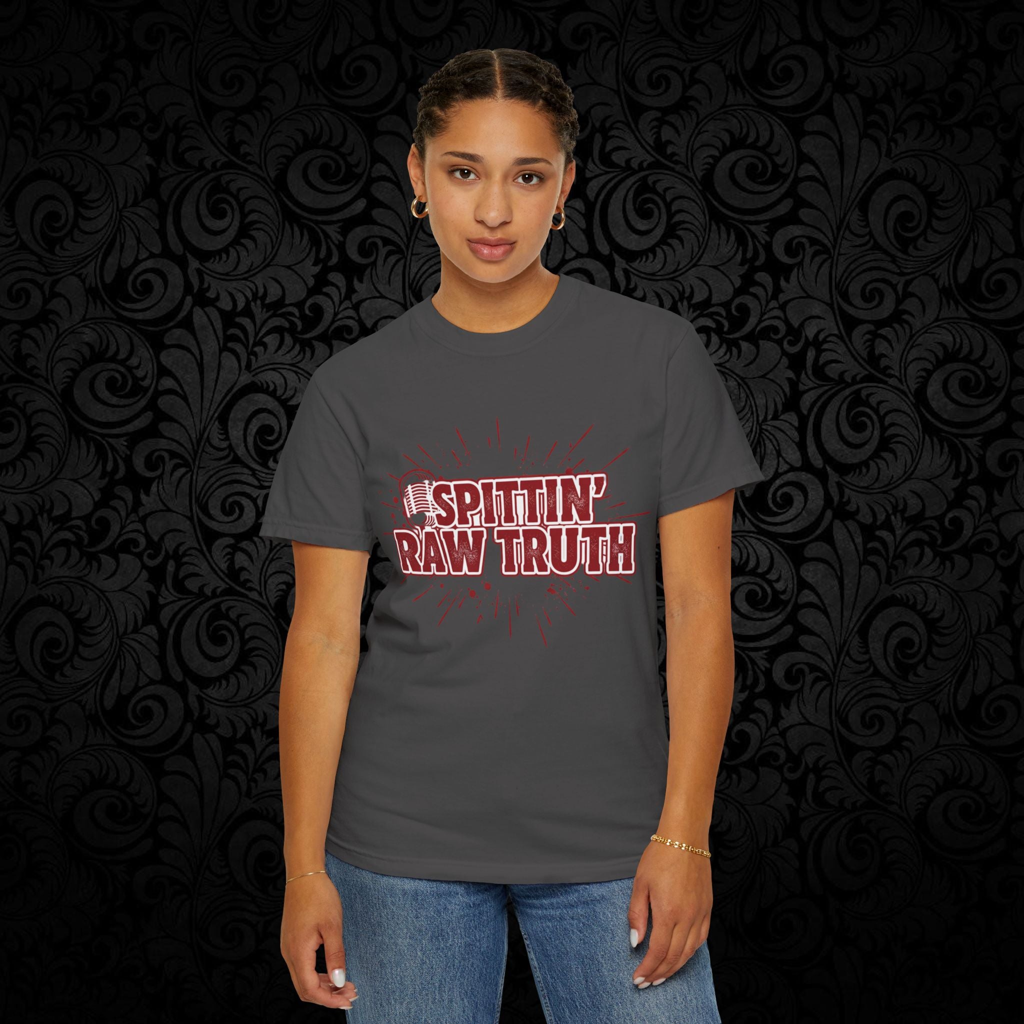 Spittin' Raw Truth T-shirt | My Opinion Matters graphic tee