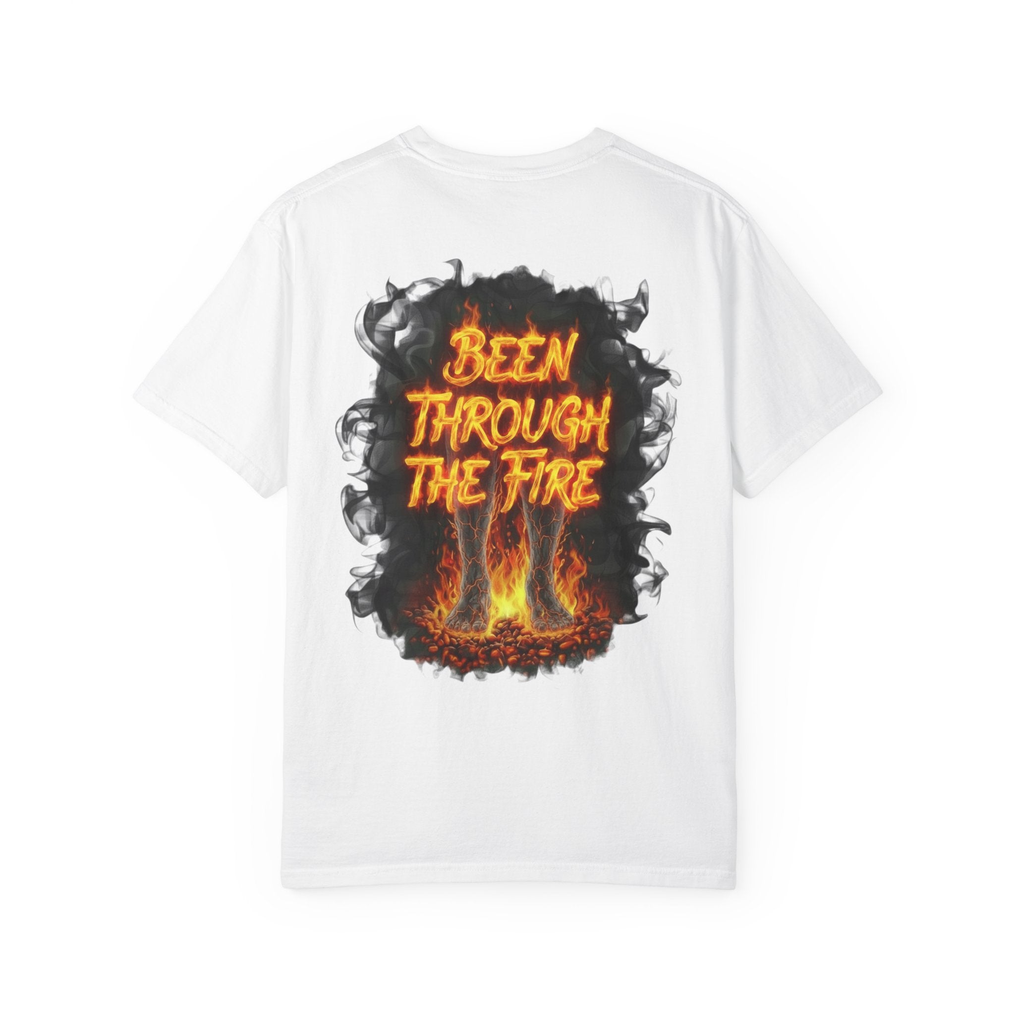 SRT Flame Graphic T-Shirt — "Been Through the Fire" Back Print