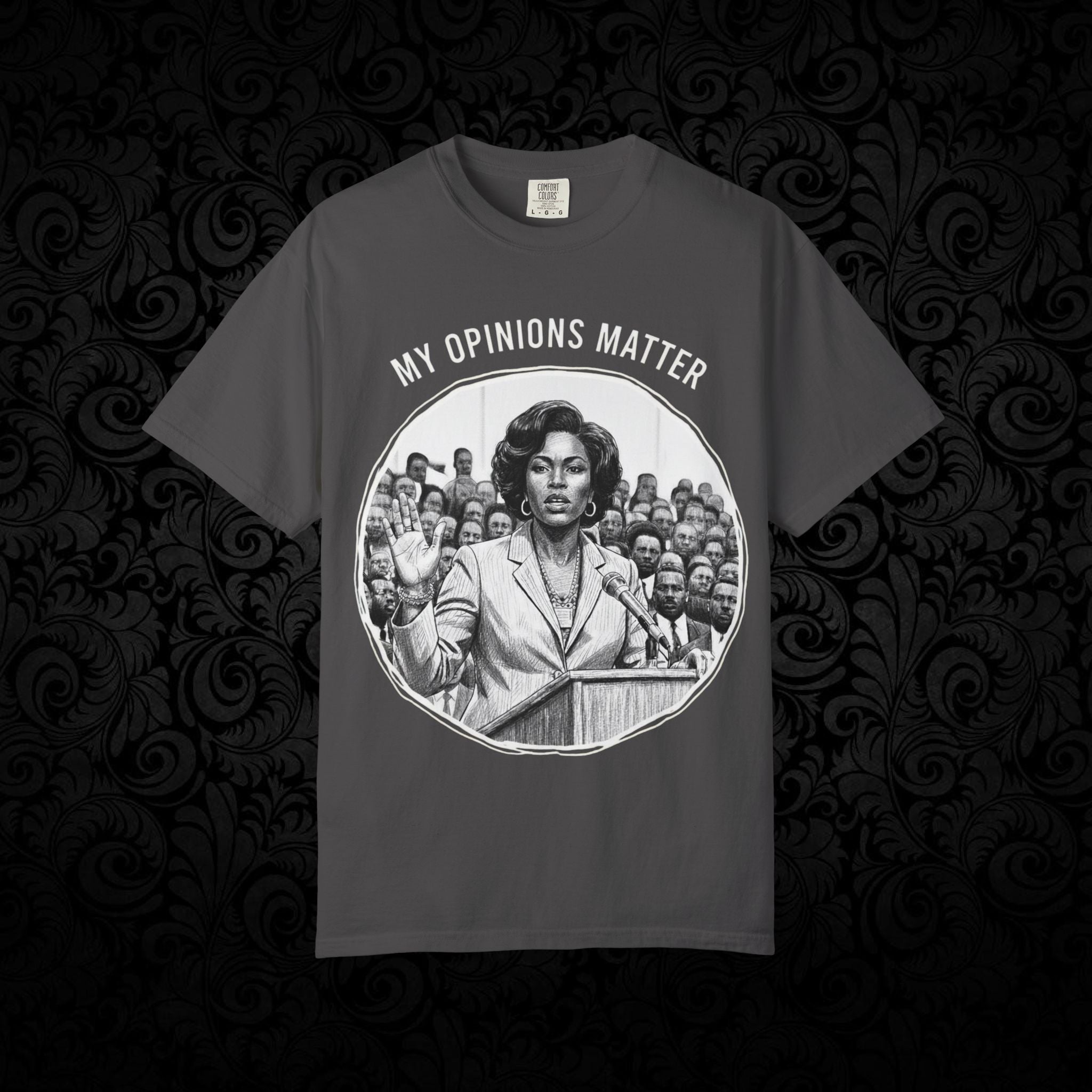Spittin' Raw Truth T-shirt | My Opinion Matters graphic tee