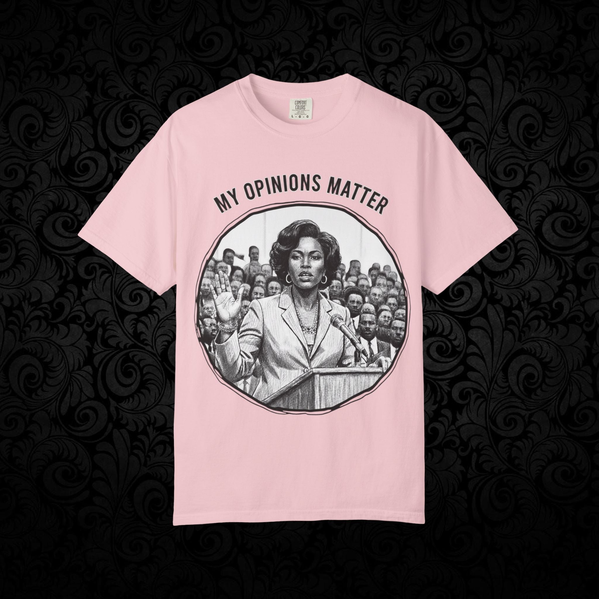 Spittin' Raw Truth T-shirt | My Opinion Matters graphic tee