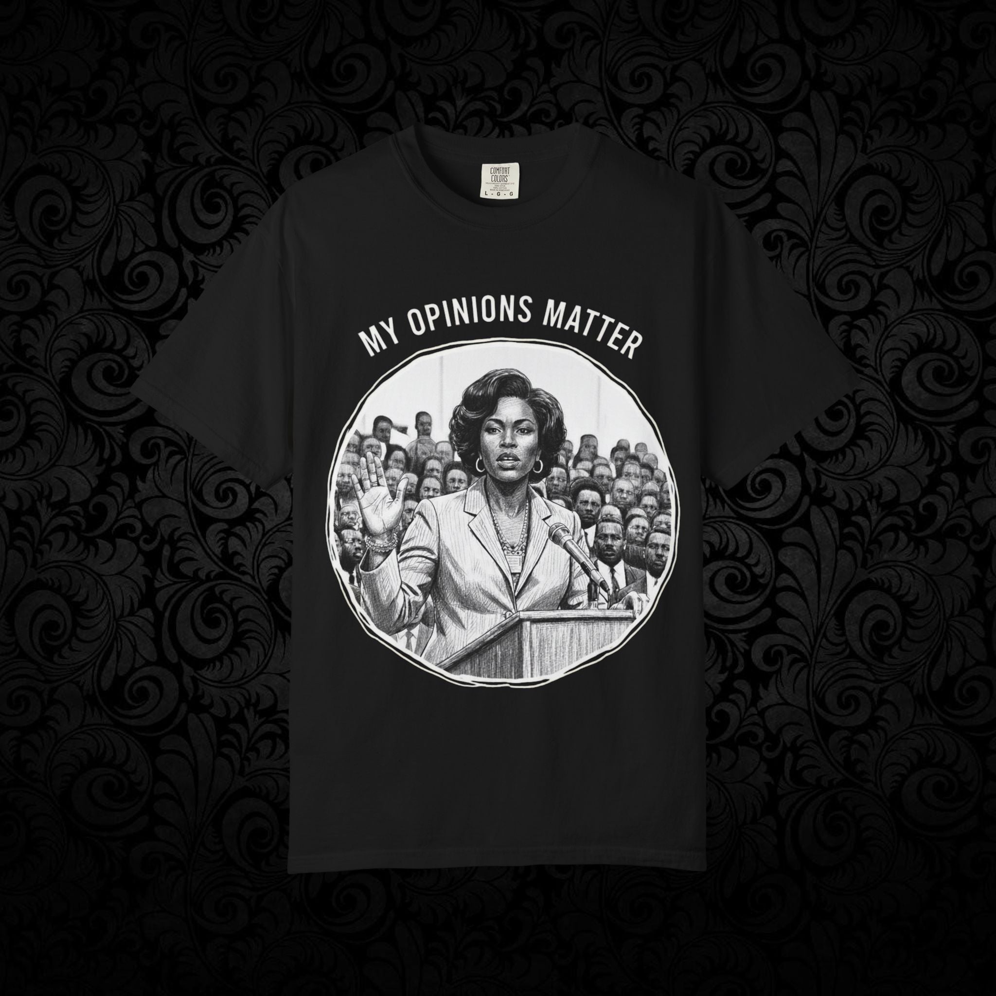 Spittin' Raw Truth T-shirt | My Opinion Matters graphic tee