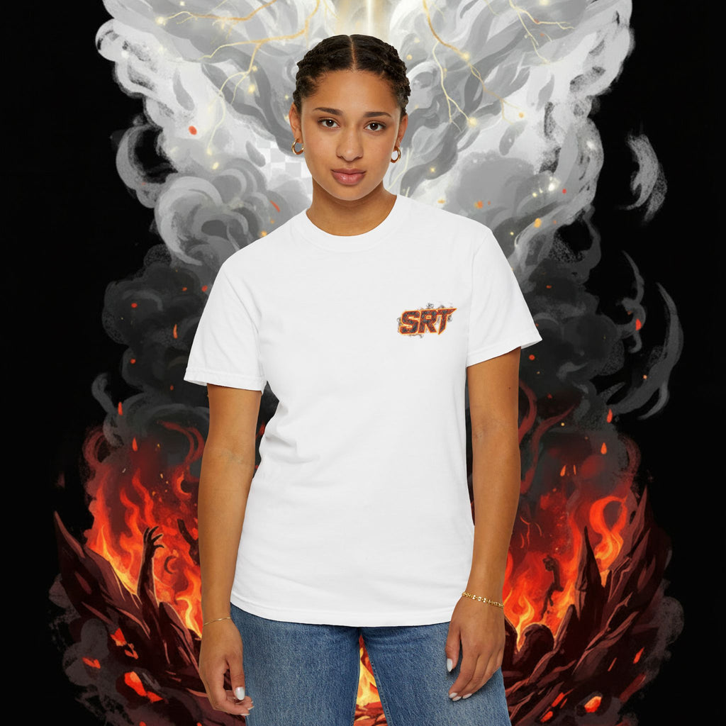 SRT Flame Graphic T-Shirt — "Been Through the Fire" Back Print