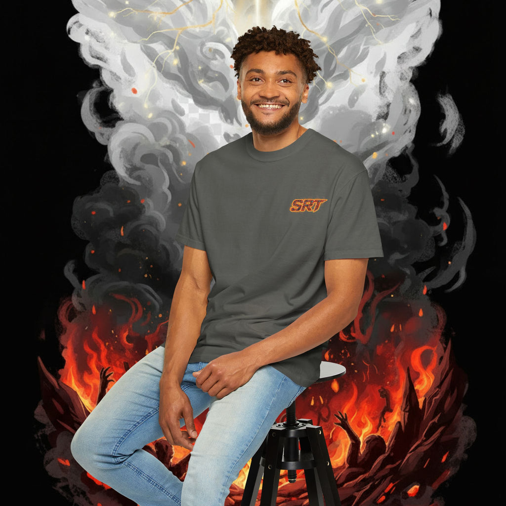 SRT Flame Graphic T-Shirt — "Been Through the Fire" Back Print