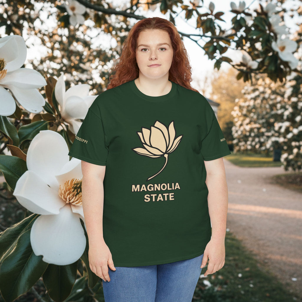 Magnolia State T-Shirt — Mississippi Area Code Shirt (662 · 601 · 228)