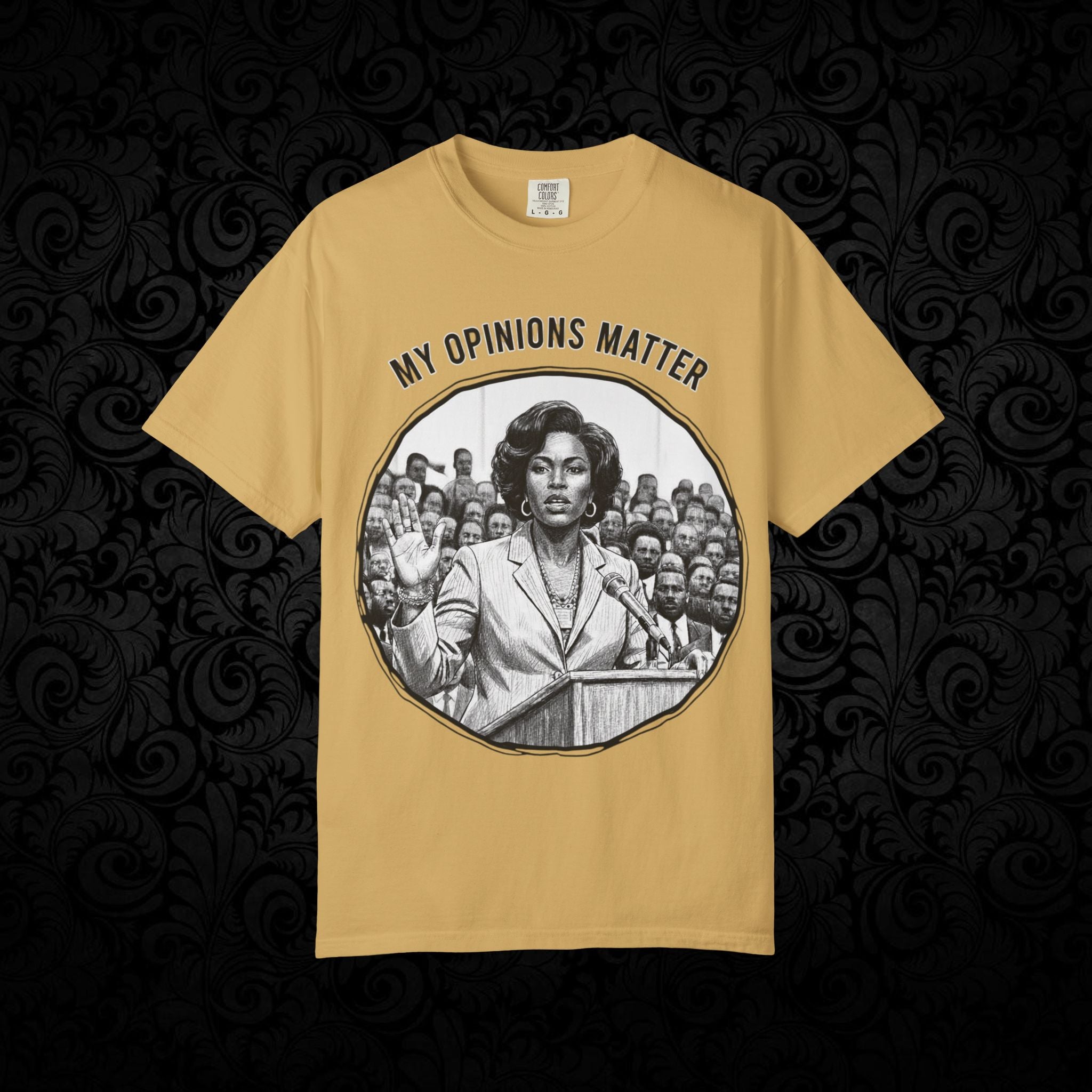 Spittin' Raw Truth T-shirt | My Opinion Matters graphic tee