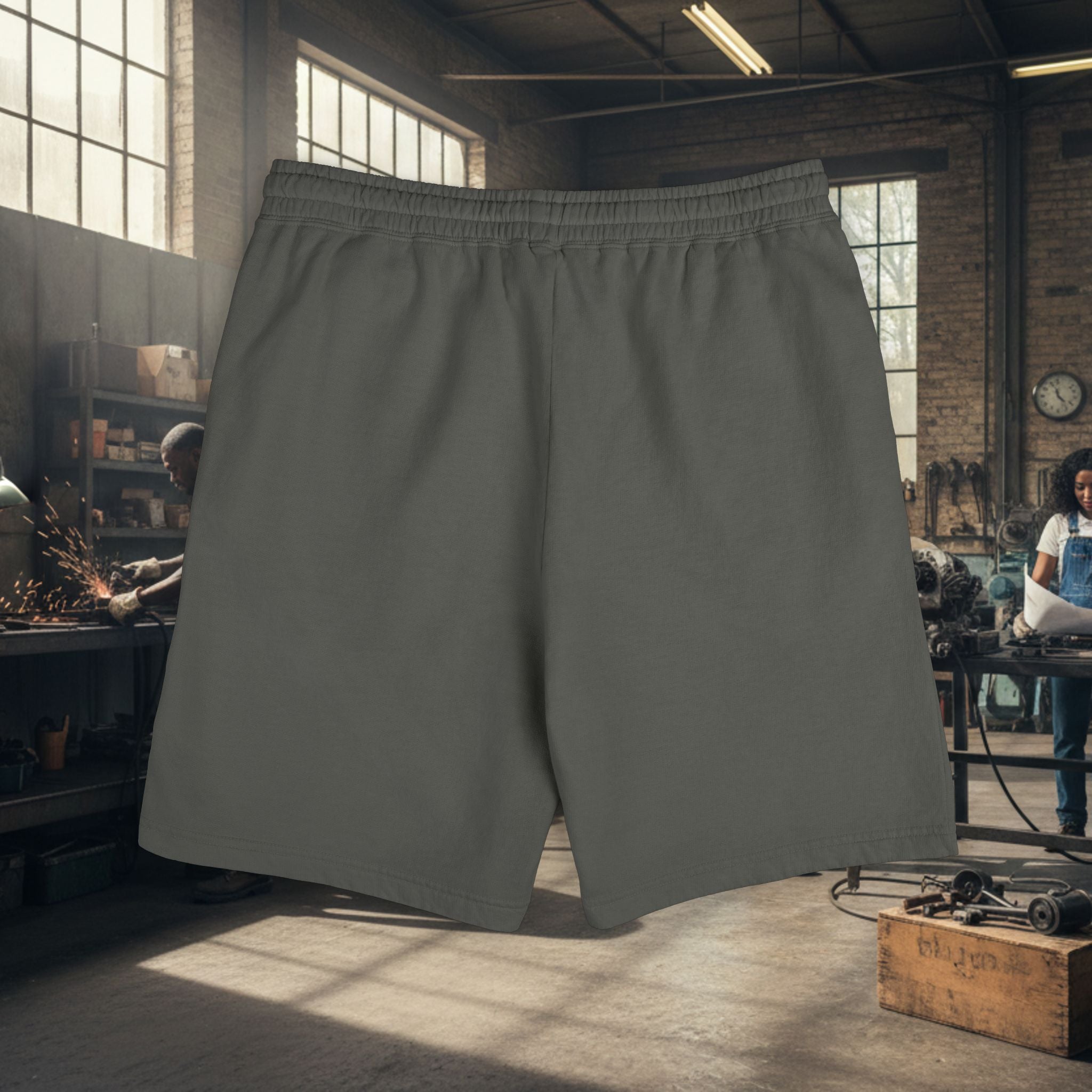 Still Slavin' For A Dollar SRT Logo Fleece Sweat Shorts