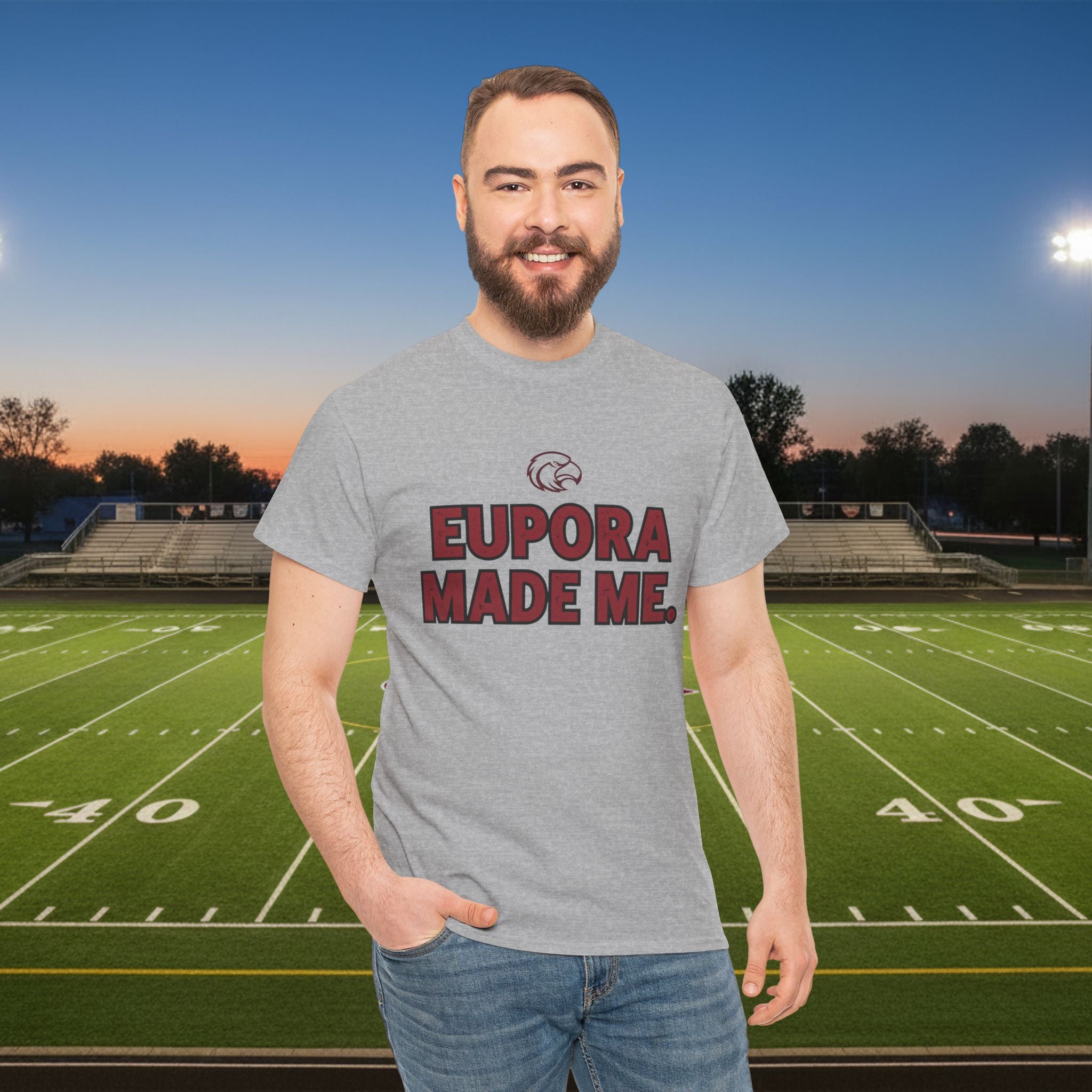 Eupora Made Me T-Shirt — Eagle Nation School Spirit Tee