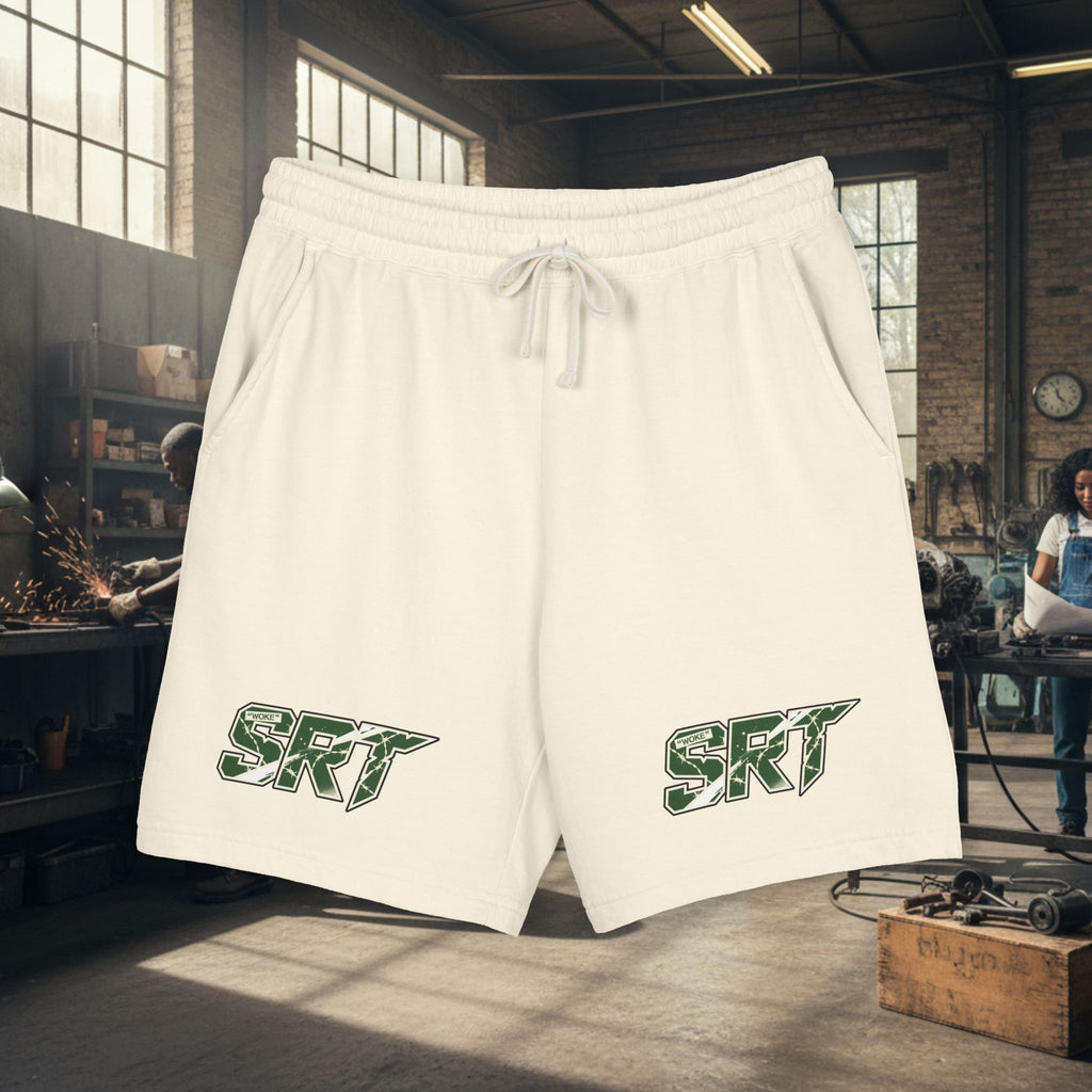Still Slavin' For A Dollar SRT Logo Fleece Sweat Shorts