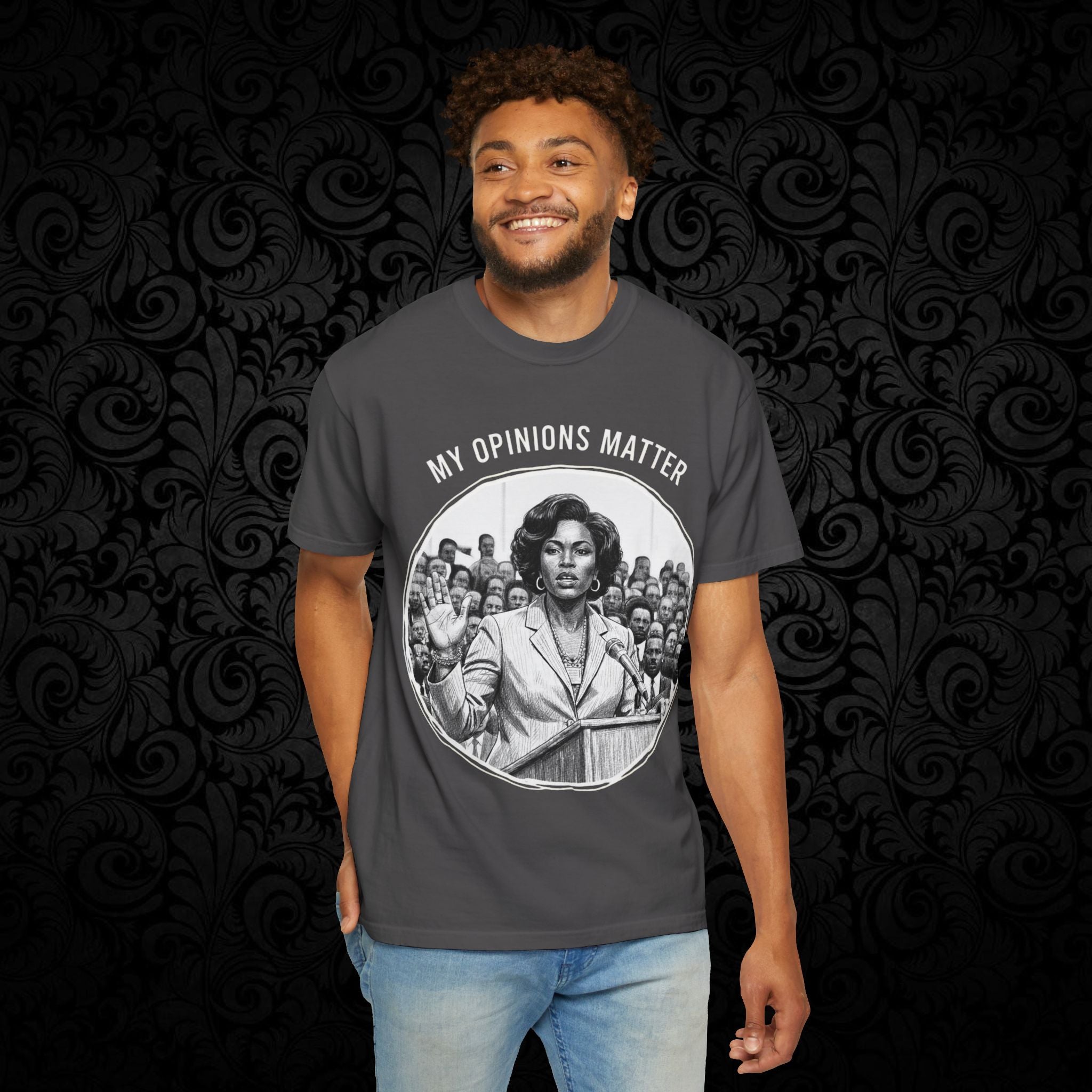 Spittin' Raw Truth T-shirt | My Opinion Matters graphic tee