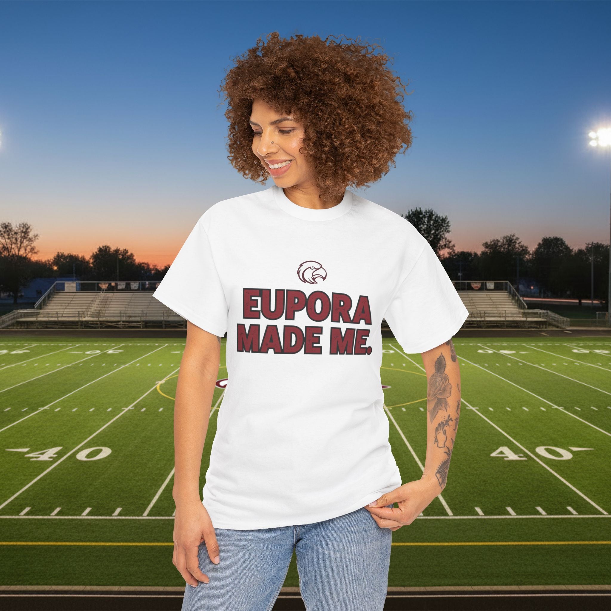 Eupora Made Me T-Shirt — Eagle Nation School Spirit Tee