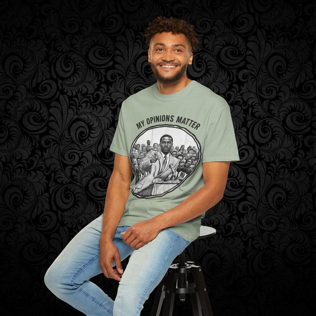 My Opinions Matter Male Empowerment Graphic Tee