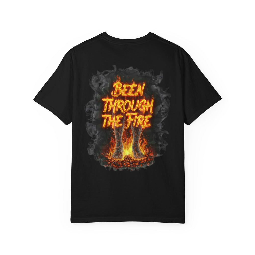 SRT Flame Graphic T-Shirt — "Been Through the Fire" Back Print