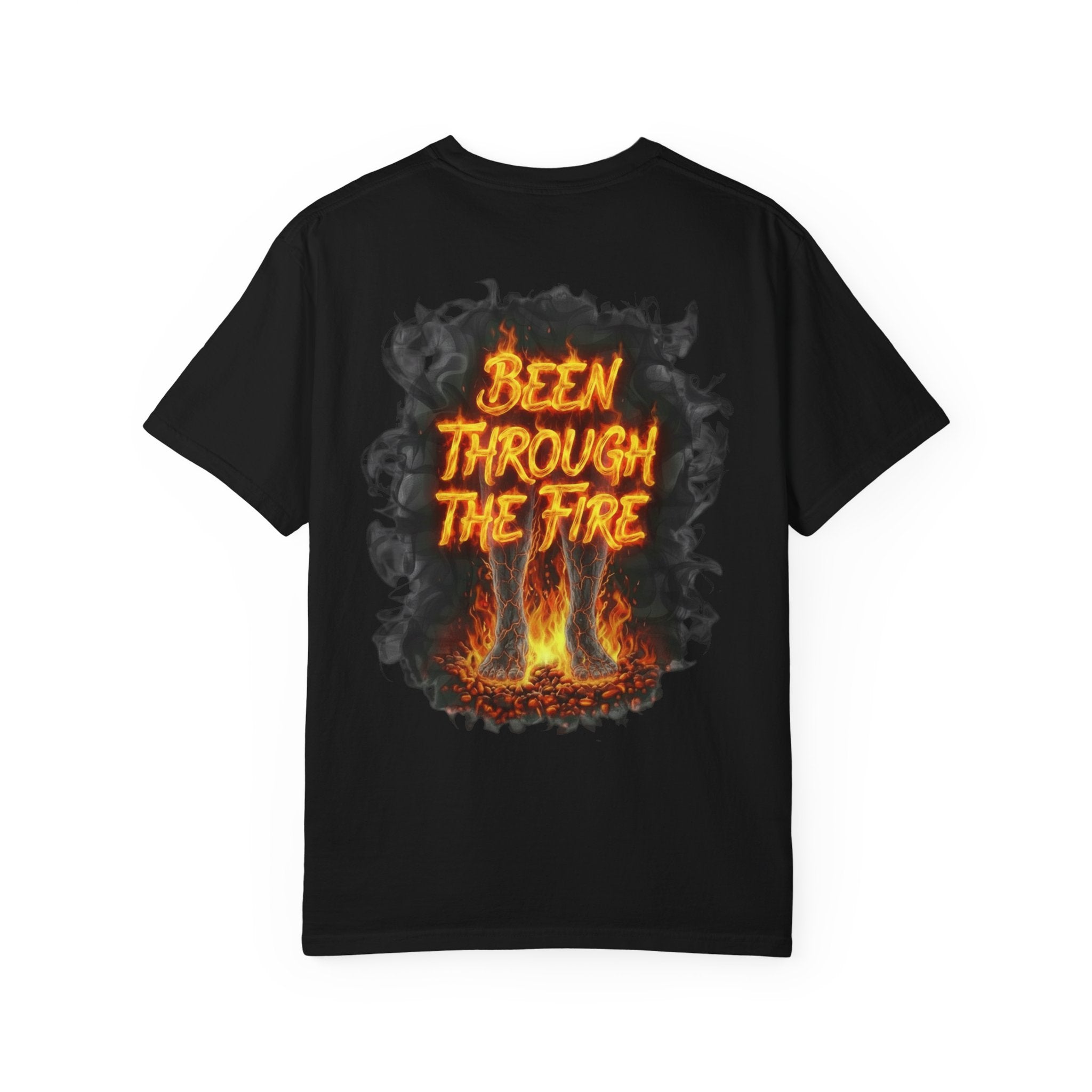 SRT Flame Graphic T-Shirt — "Been Through the Fire" Back Print