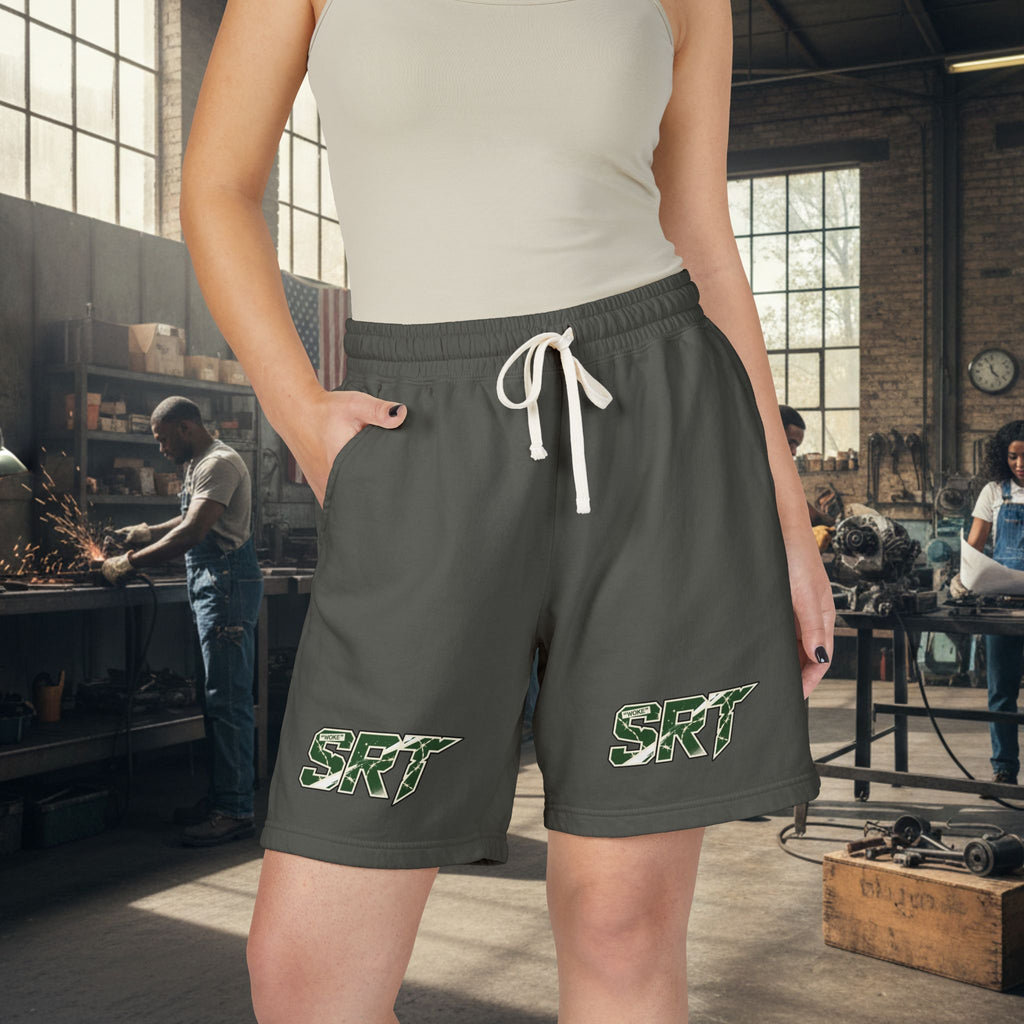 Still Slavin' For A Dollar SRT Logo Fleece Sweat Shorts