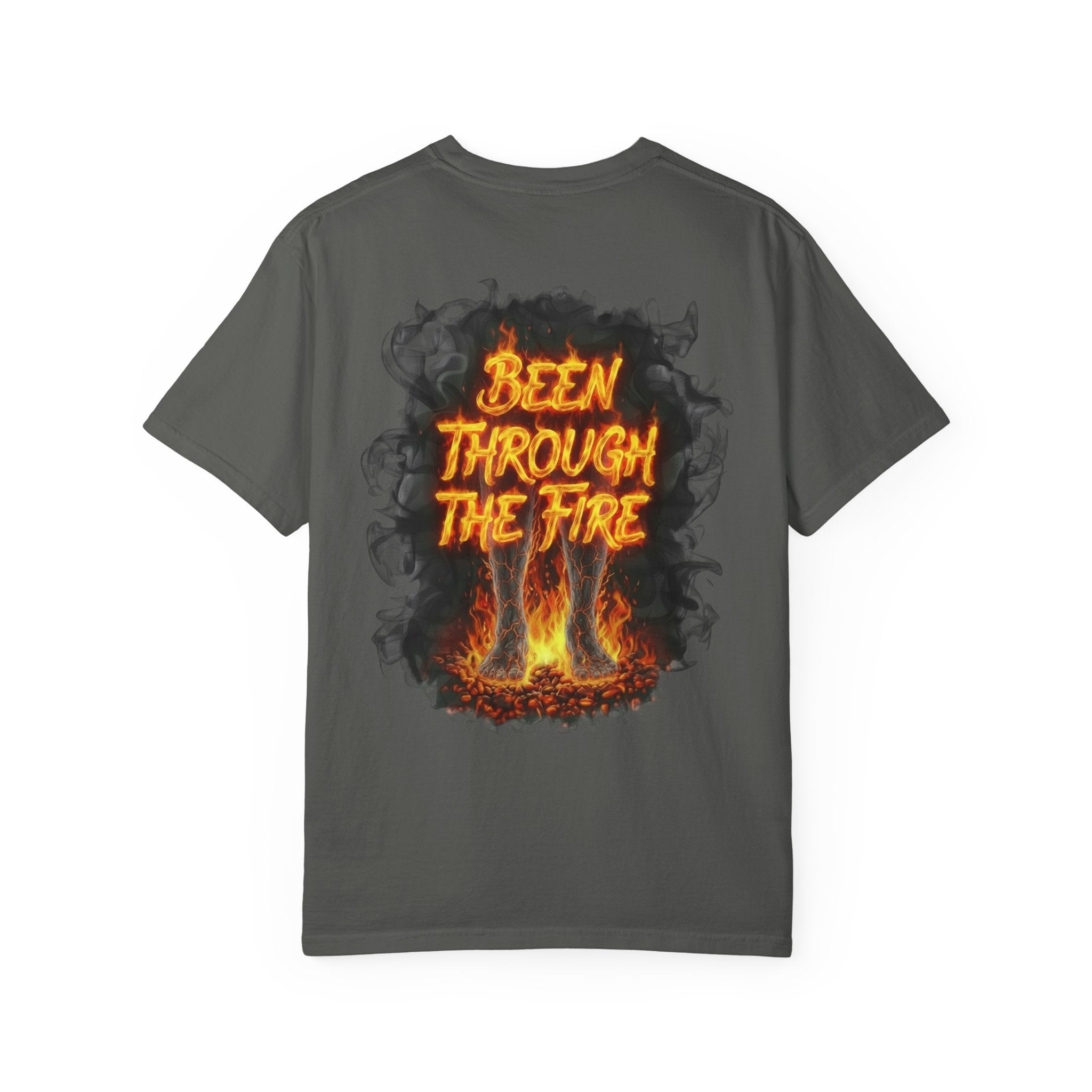 SRT Flame Graphic T-Shirt — "Been Through the Fire" Back Print